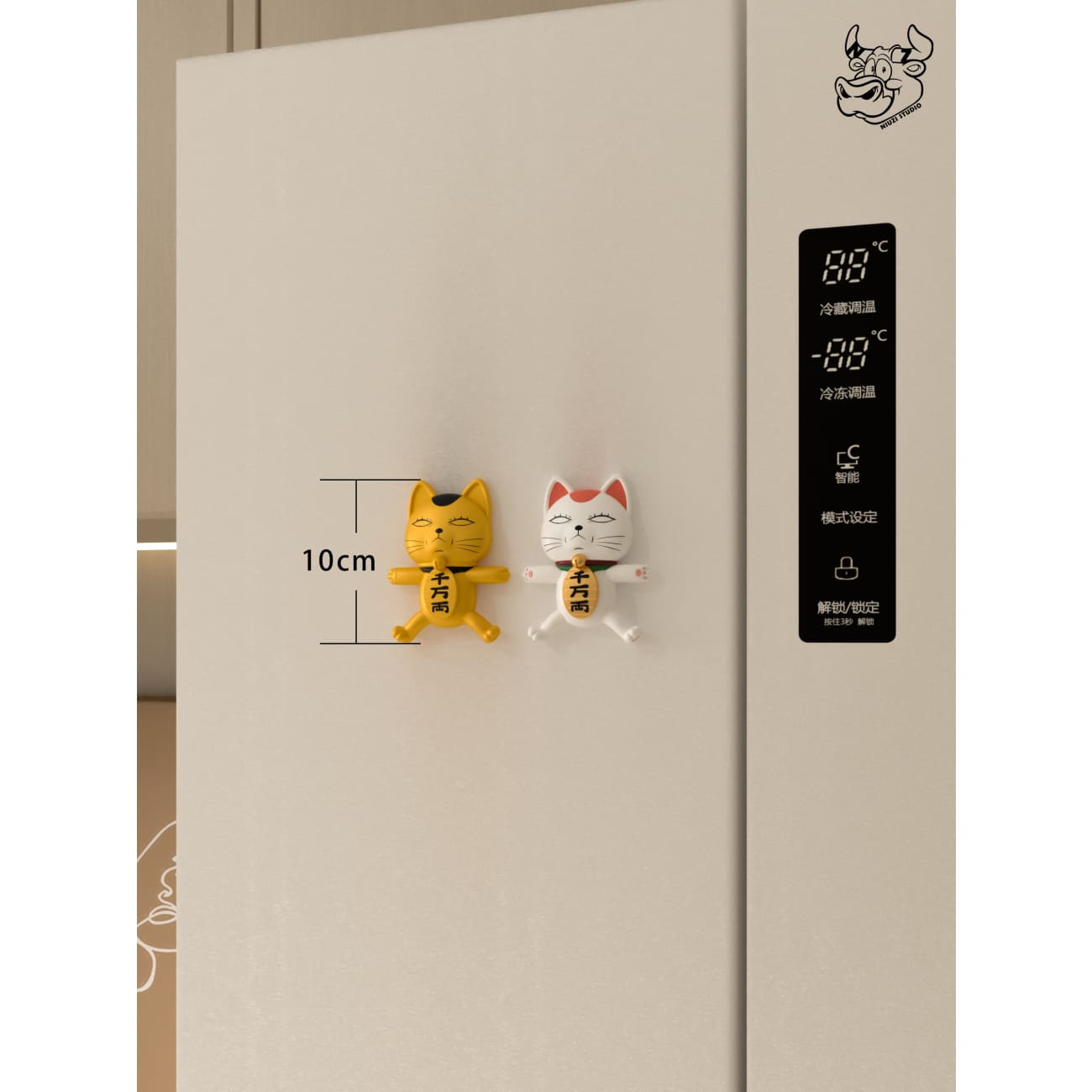 NIUZI Studio - Turbo Granny Fridge Magnet & Noodle Stopper [4 Variants]