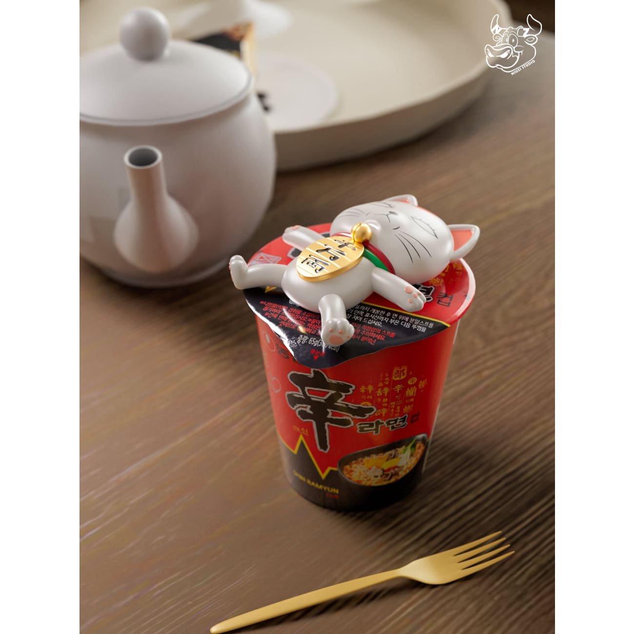NIUZI Studio - Turbo Granny Fridge Magnet & Noodle Stopper [4 Variants]