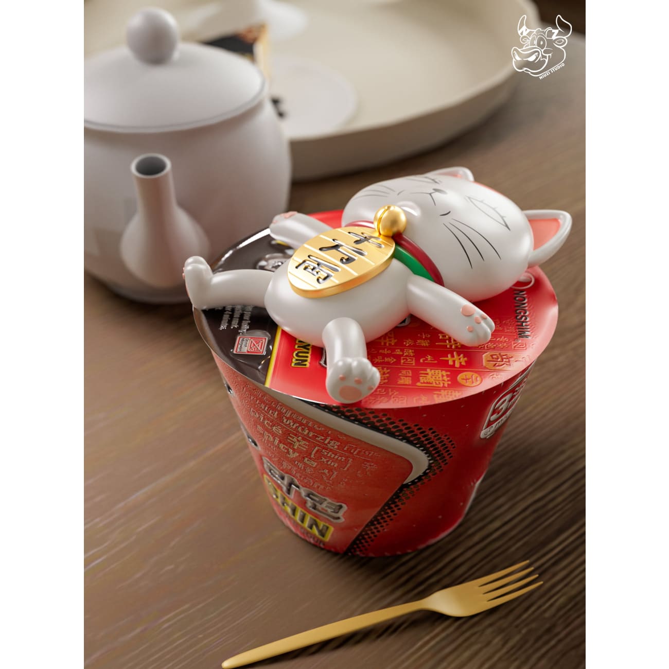 NIUZI Studio - Turbo Granny Fridge Magnet & Noodle Stopper [4 Variants]