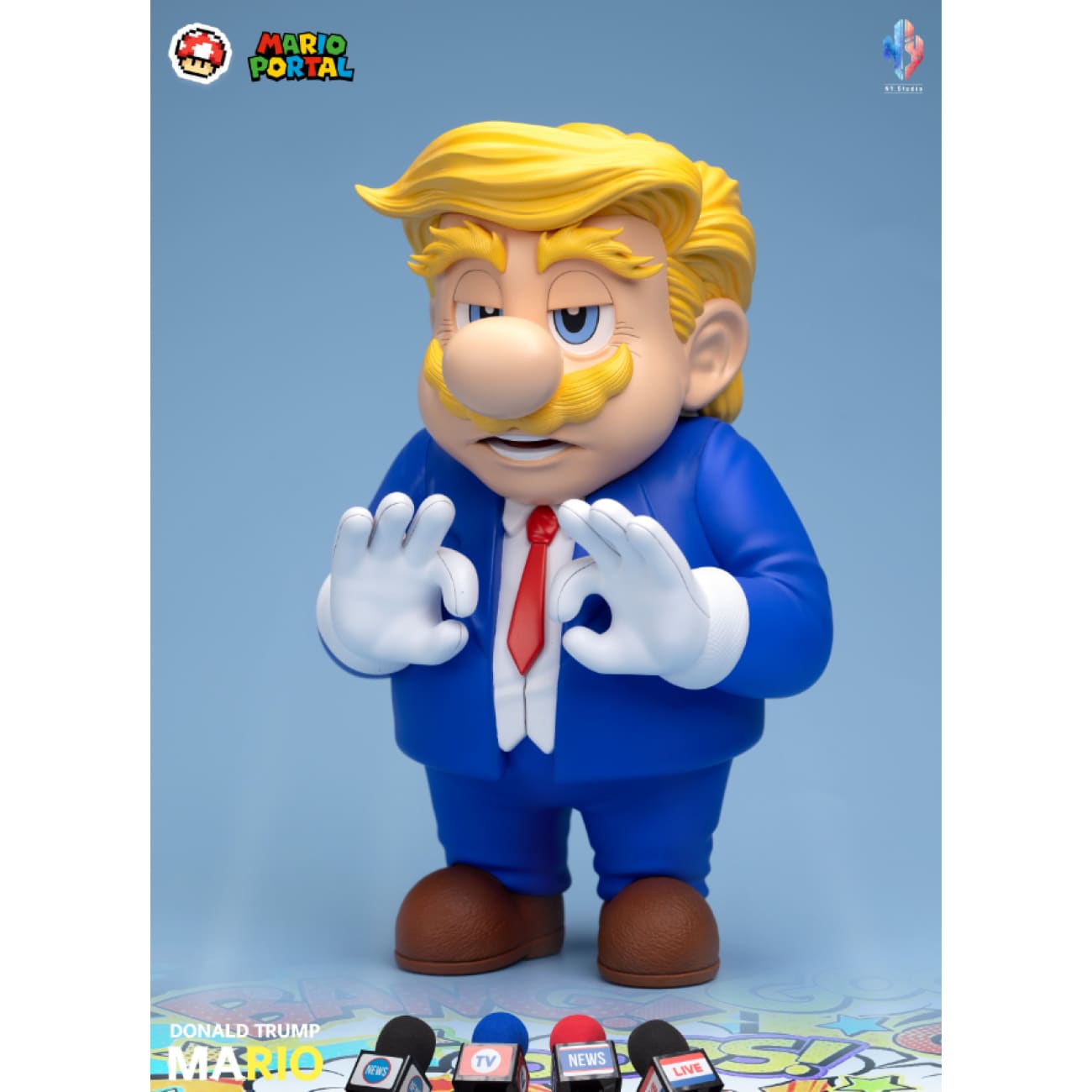 NY Studio - Mario Cosplay Donald Trump