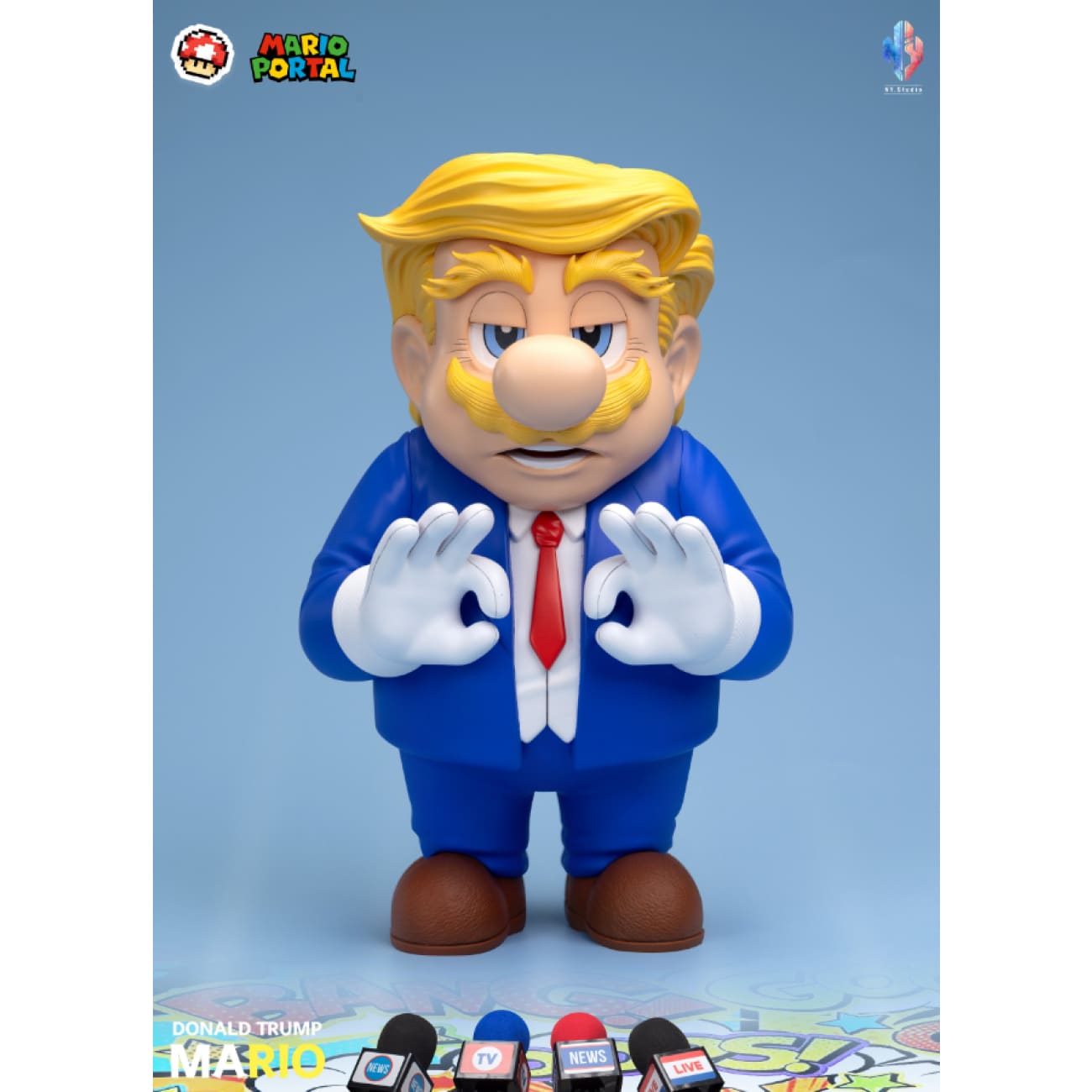 NY Studio - Mario Cosplay Donald Trump