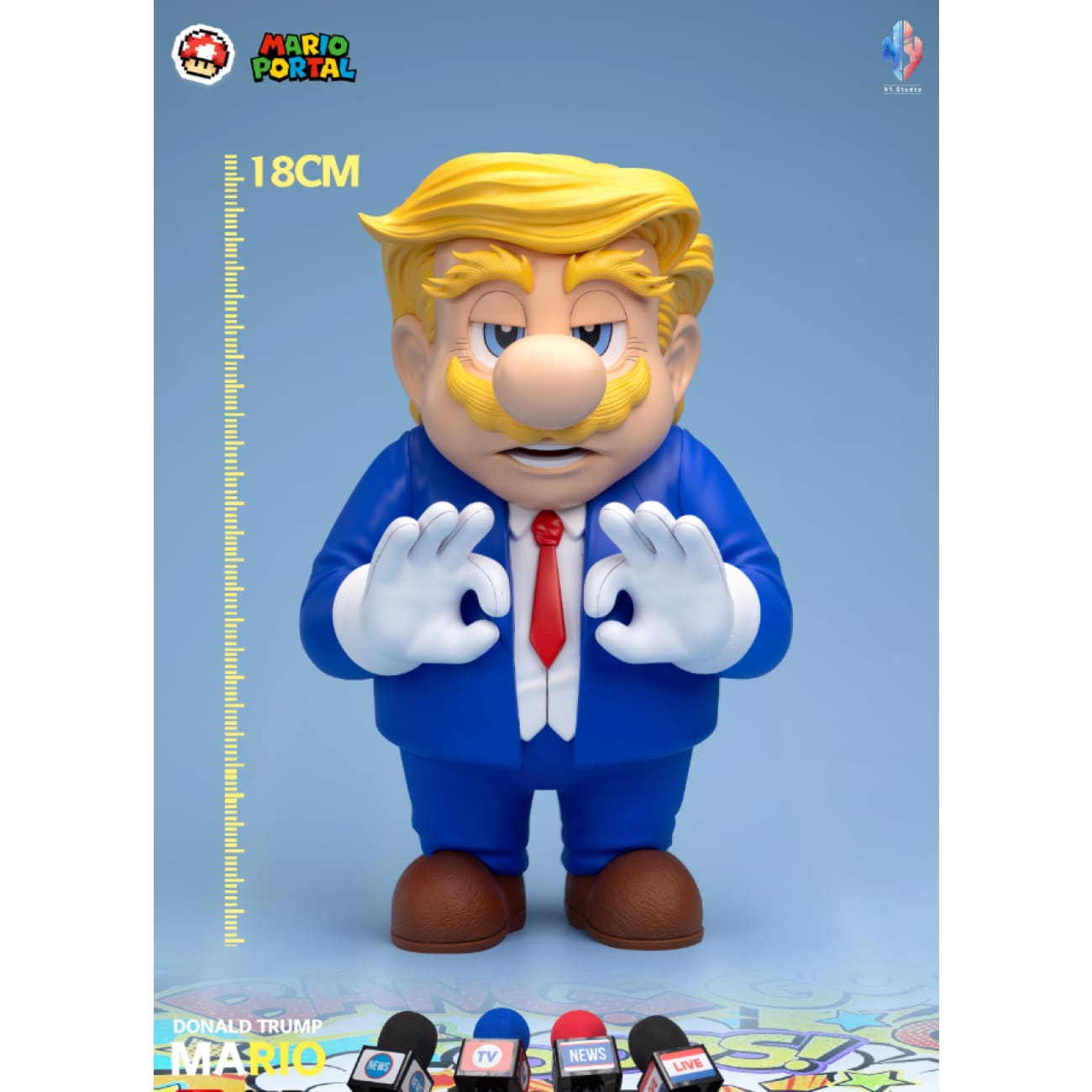 NY Studio - Mario Cosplay Donald Trump