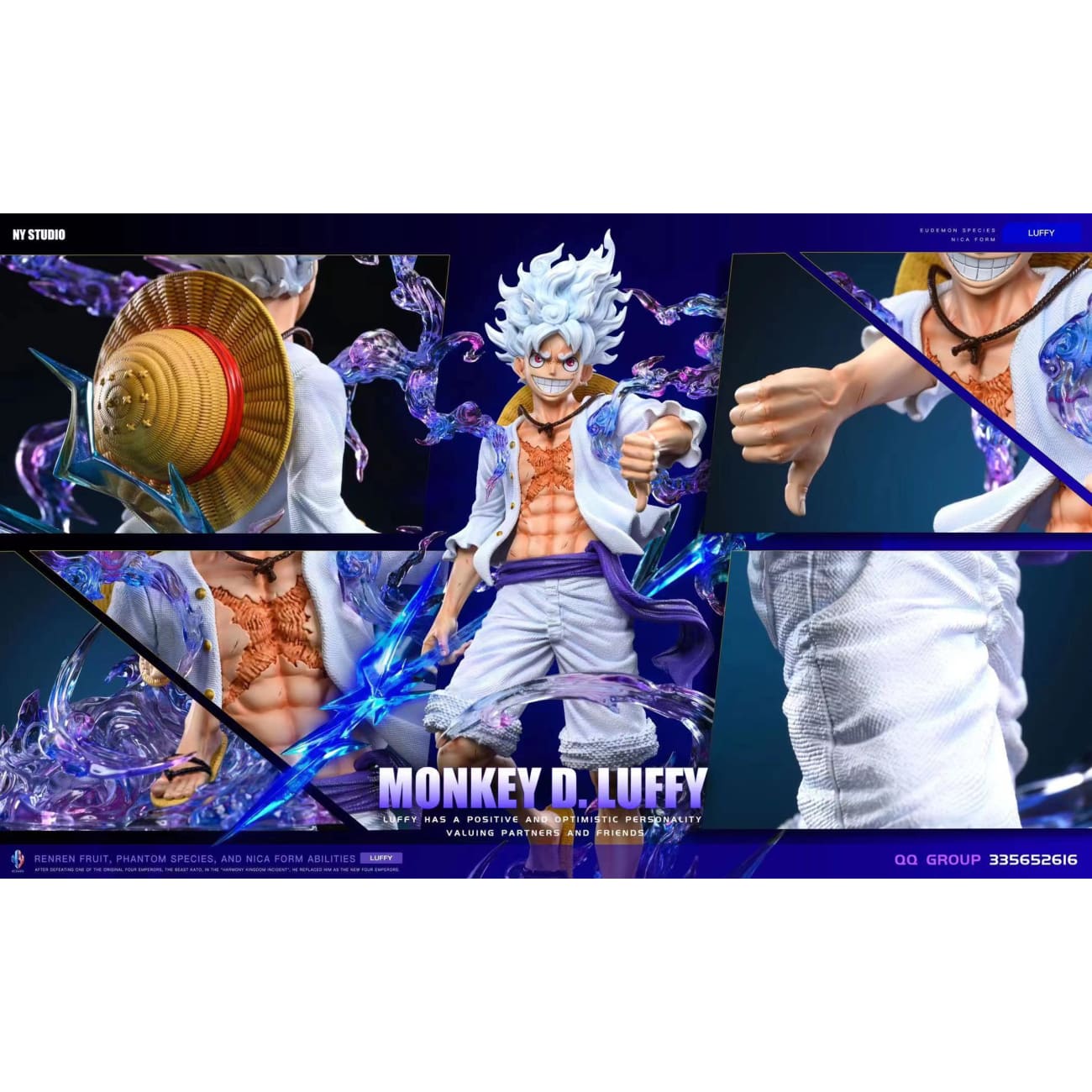 NY Studio - Sun God Nika Luffy Gear 5 [2 Variants]