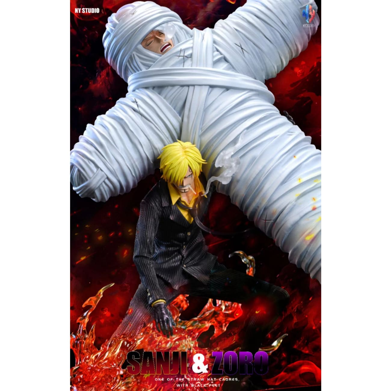 NY Studio - Vinsmoke Sanji Carrying Roronoa Zoro [3 Variants]