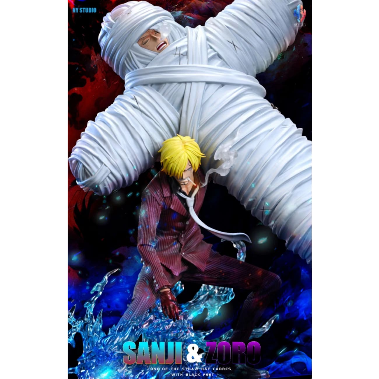 NY Studio - Vinsmoke Sanji Carrying Roronoa Zoro [3 Variants]