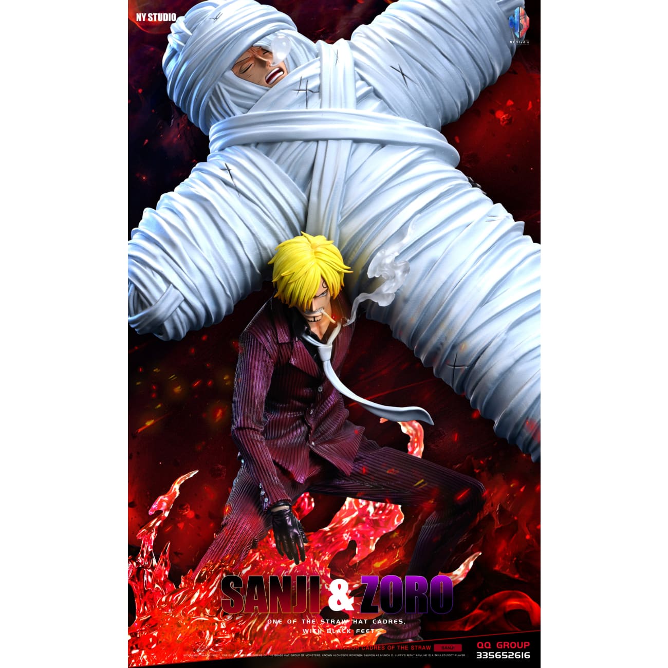 NY Studio - Vinsmoke Sanji Carrying Roronoa Zoro [3 Variants]