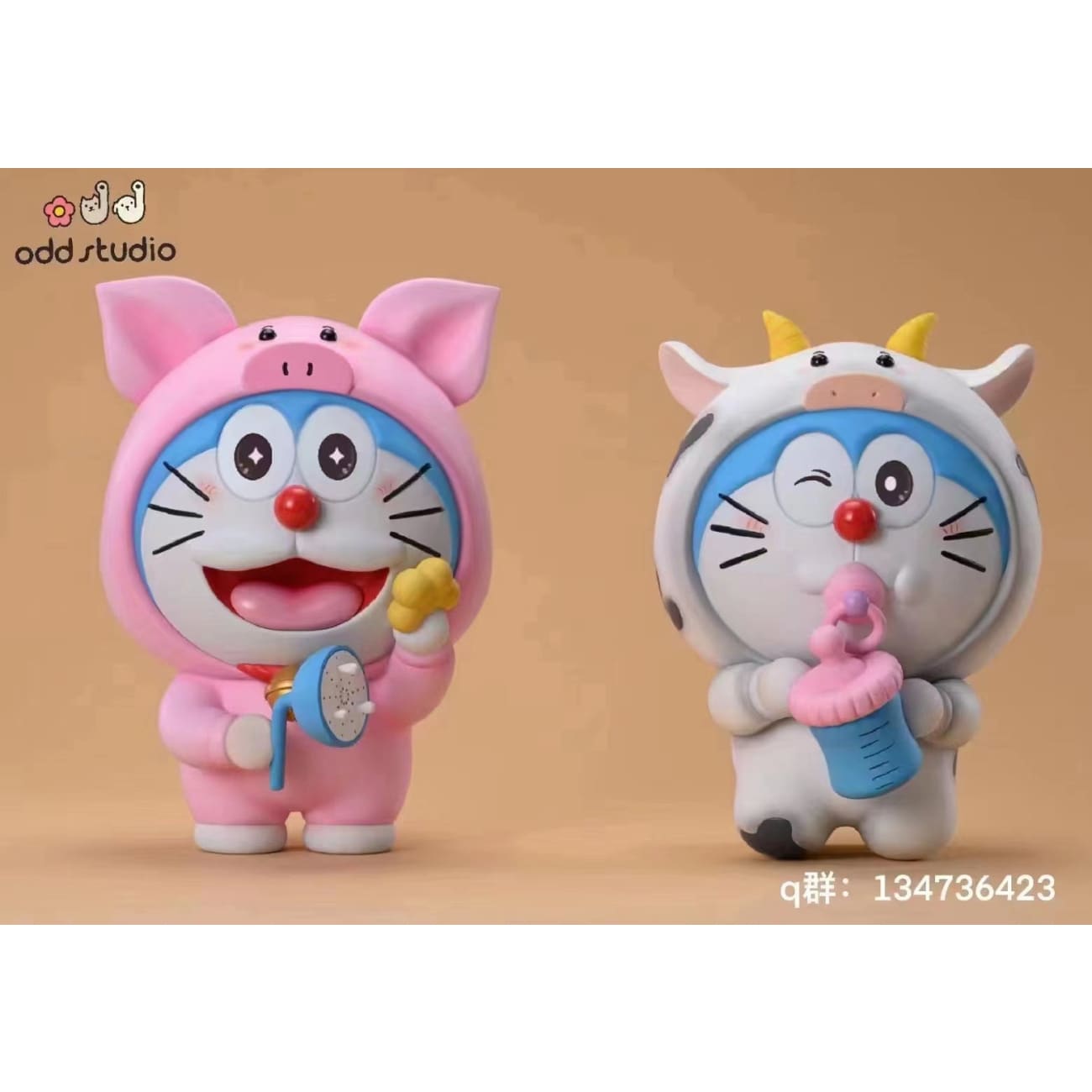 Odd Studio - Doraemon Cosplay Boar / Doraemon Cosplay Ox