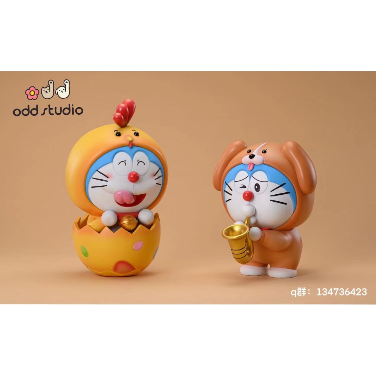 Odd Studio - Doraemon Cosplay Rooster / Doraemon Cosplay Dog