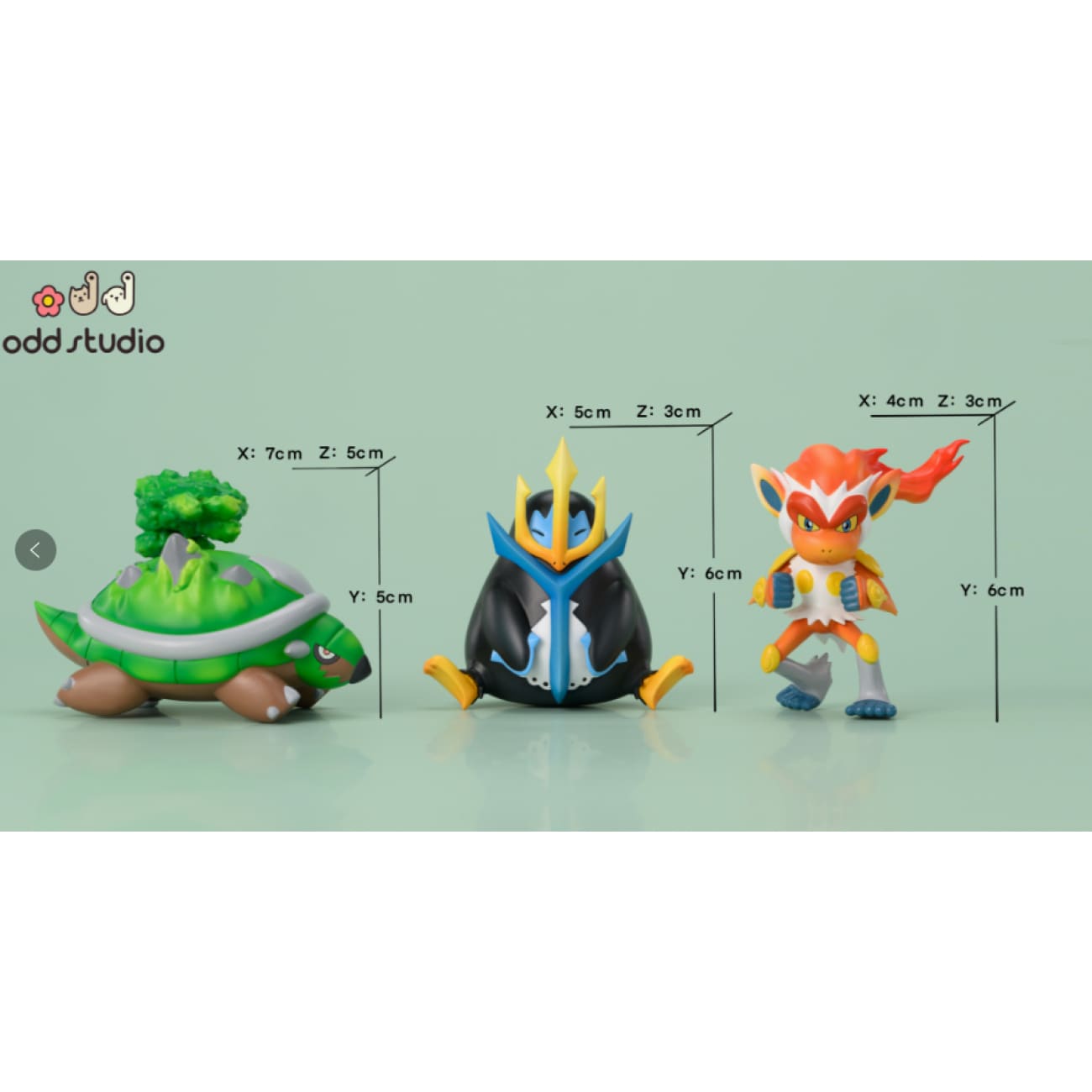 Odd Studio - Sinnoh Starter Pokemon Chibi Ver. [3 Variants]
