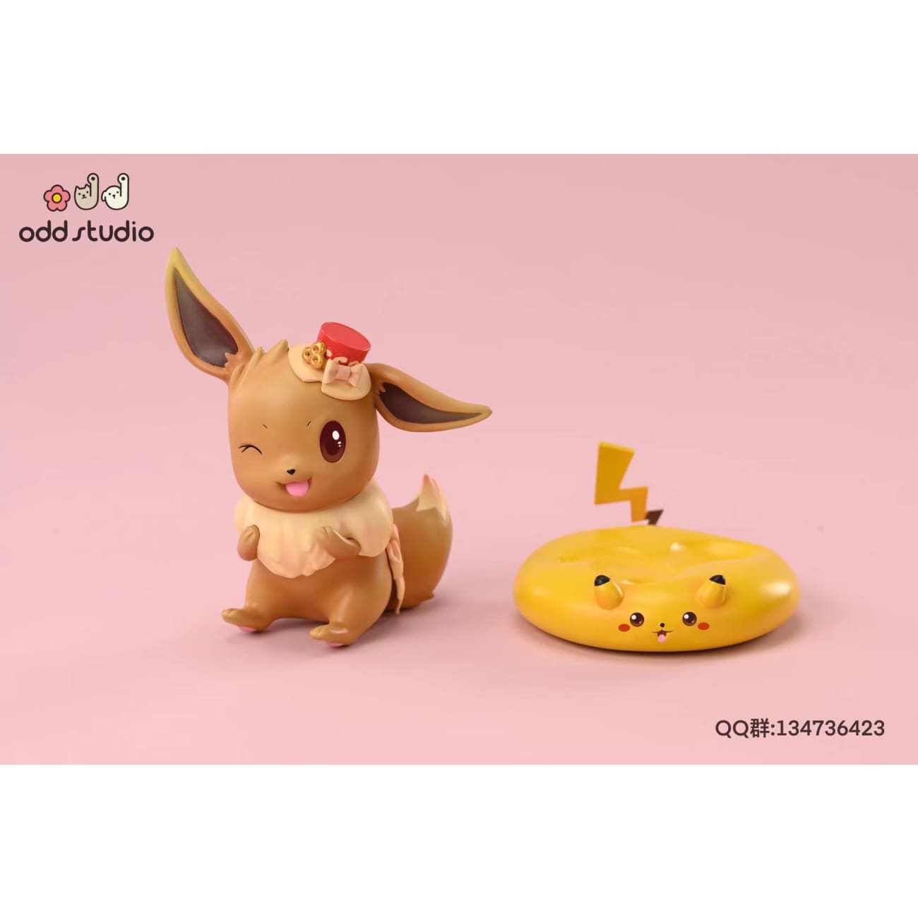 odd Studio - Sitting Eevee / Sitting Pikachu [3 Variants]