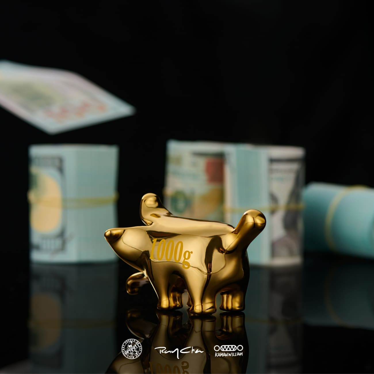 OFFART Studio x Kamanwilliam x RayChan - Electroplating Bananaers Dog