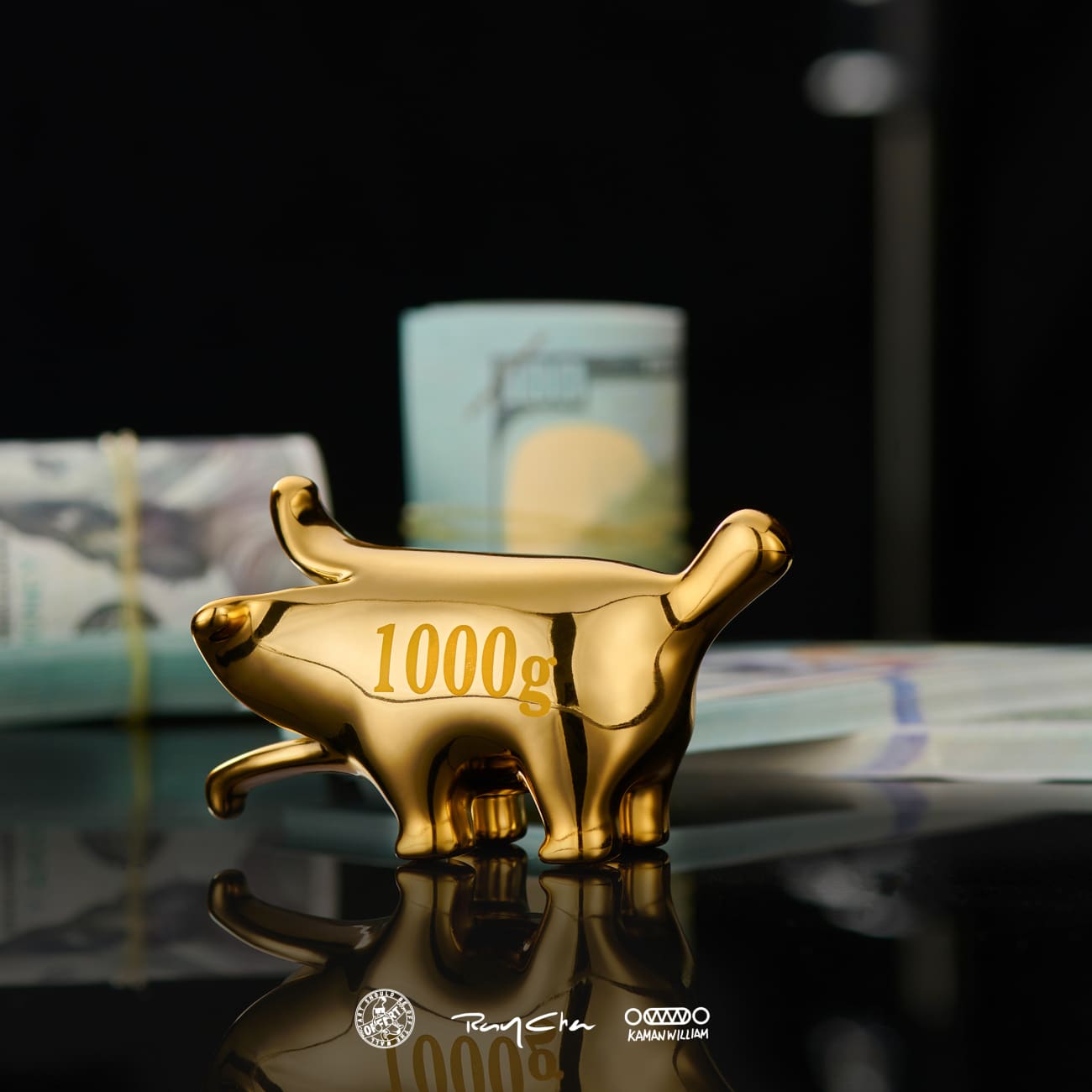 OFFART Studio x Kamanwilliam x RayChan - Electroplating Bananaers Dog