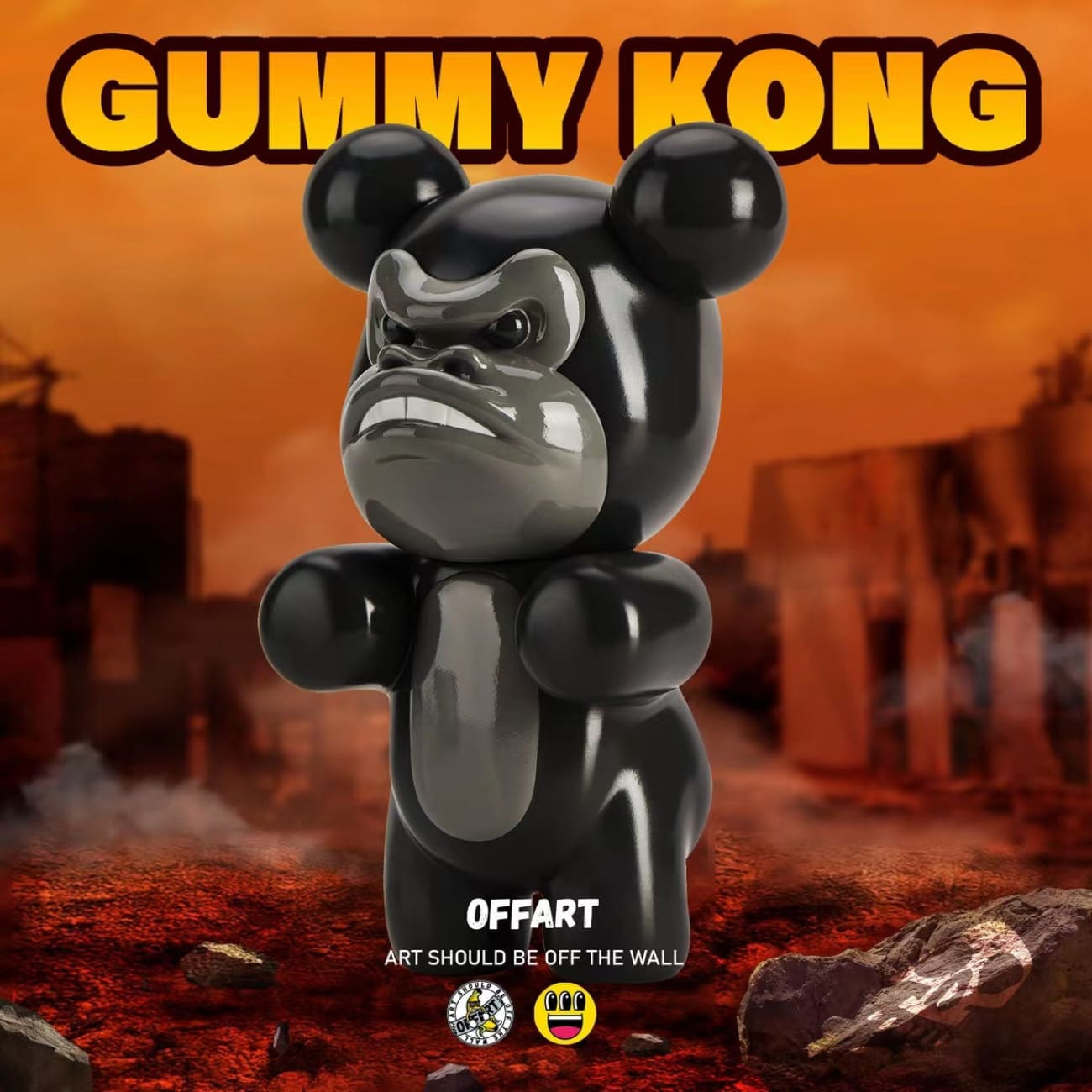 OFFART X Just Kidding - Gummy Monster Zilla vs Gummy Kong [3 Variants]