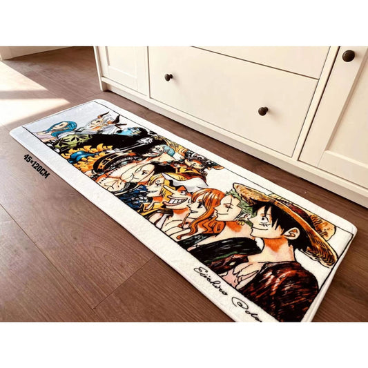One Piece Comic Drawing Floor mat 120cm length