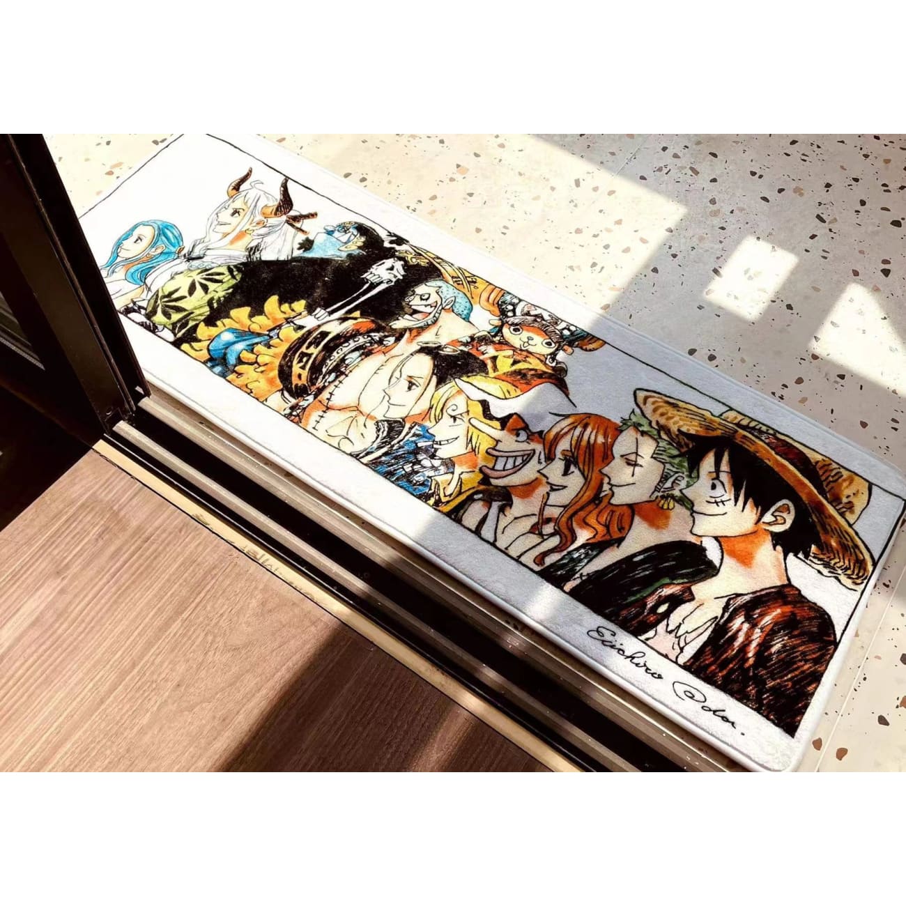 One Piece Comic Drawing Floor mat 120cm length