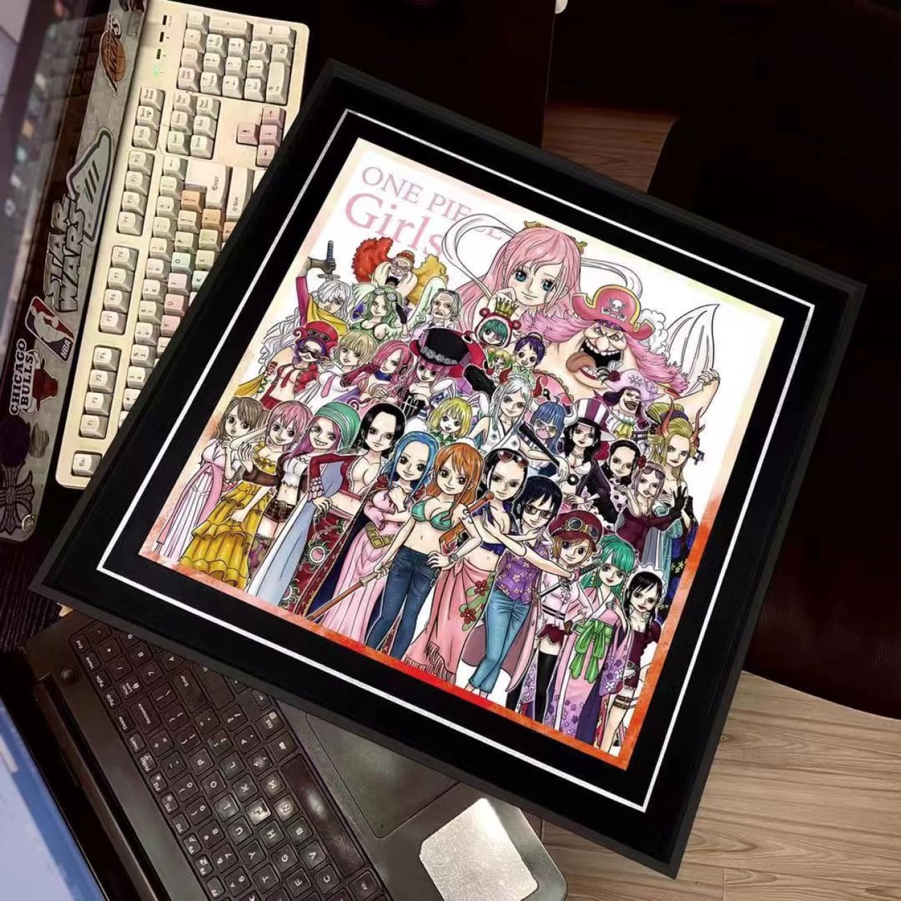 One Piece Girls Square Poster Frame