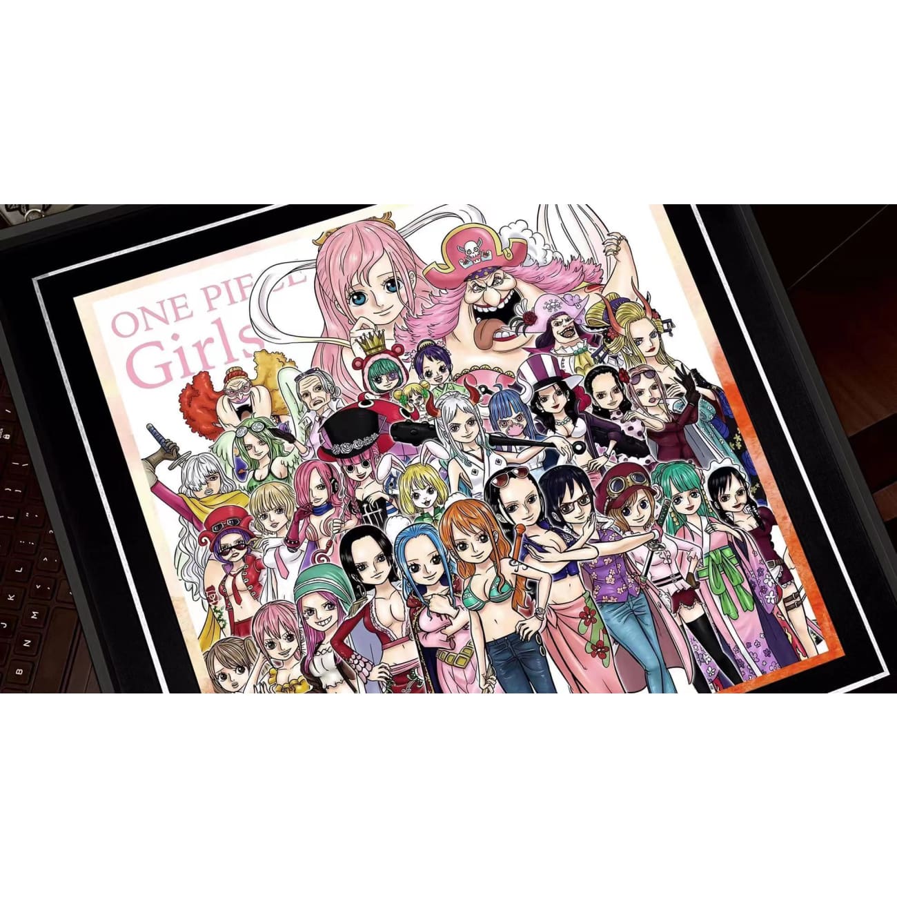 One Piece Girls Square Poster Frame