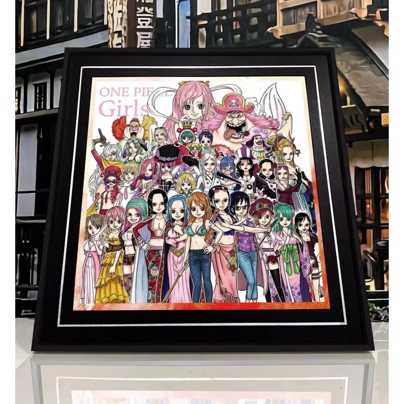 One Piece Girls Square Poster Frame