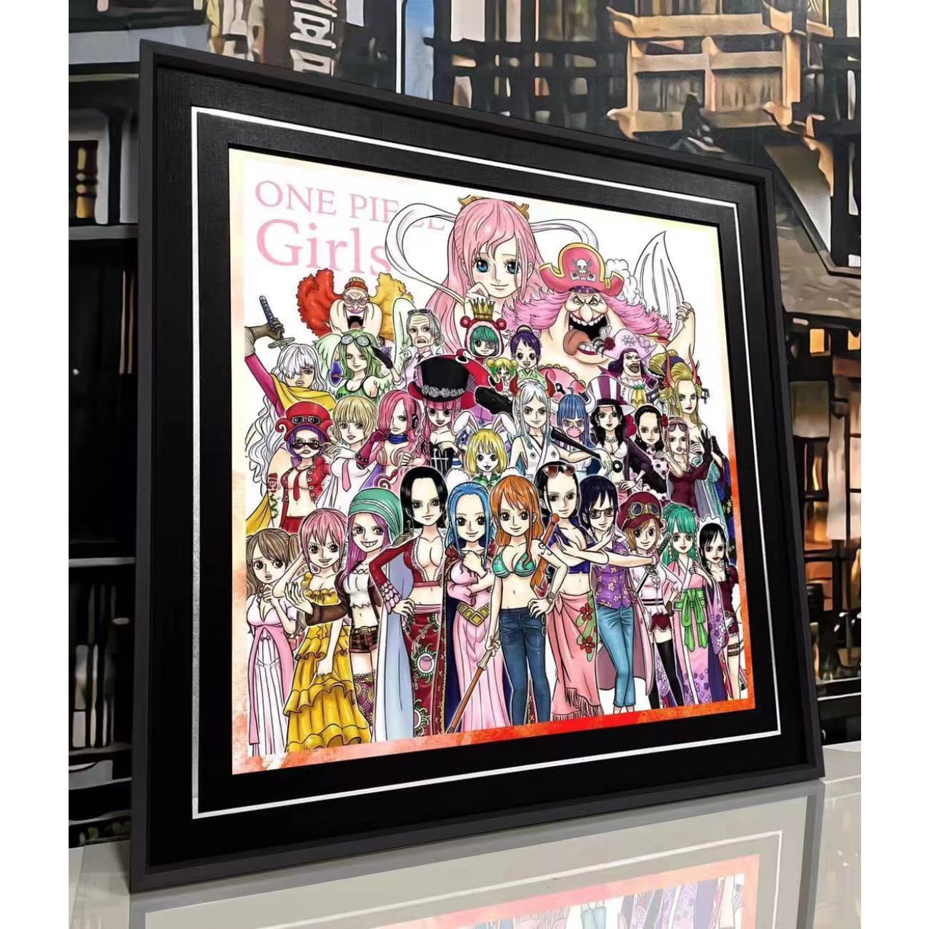 One Piece Girls Square Poster Frame