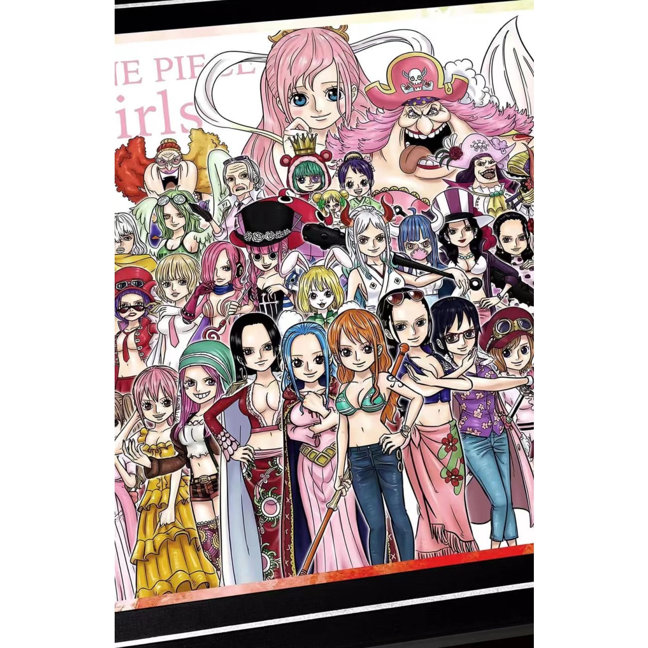 One Piece Girls Square Poster Frame