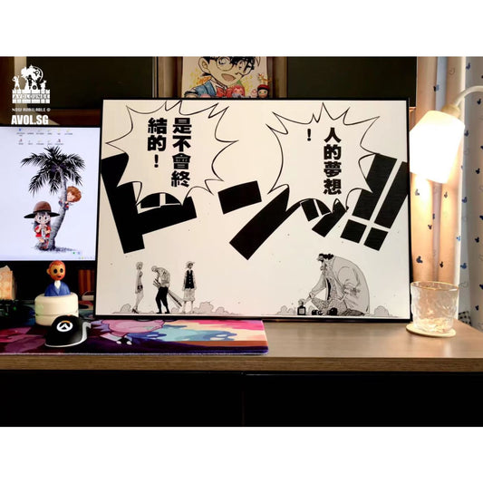 One Piece Manga Poster Frame