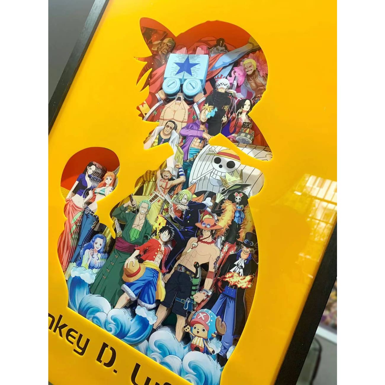  One Piece - Monkey D Luffy with Pirate Frame