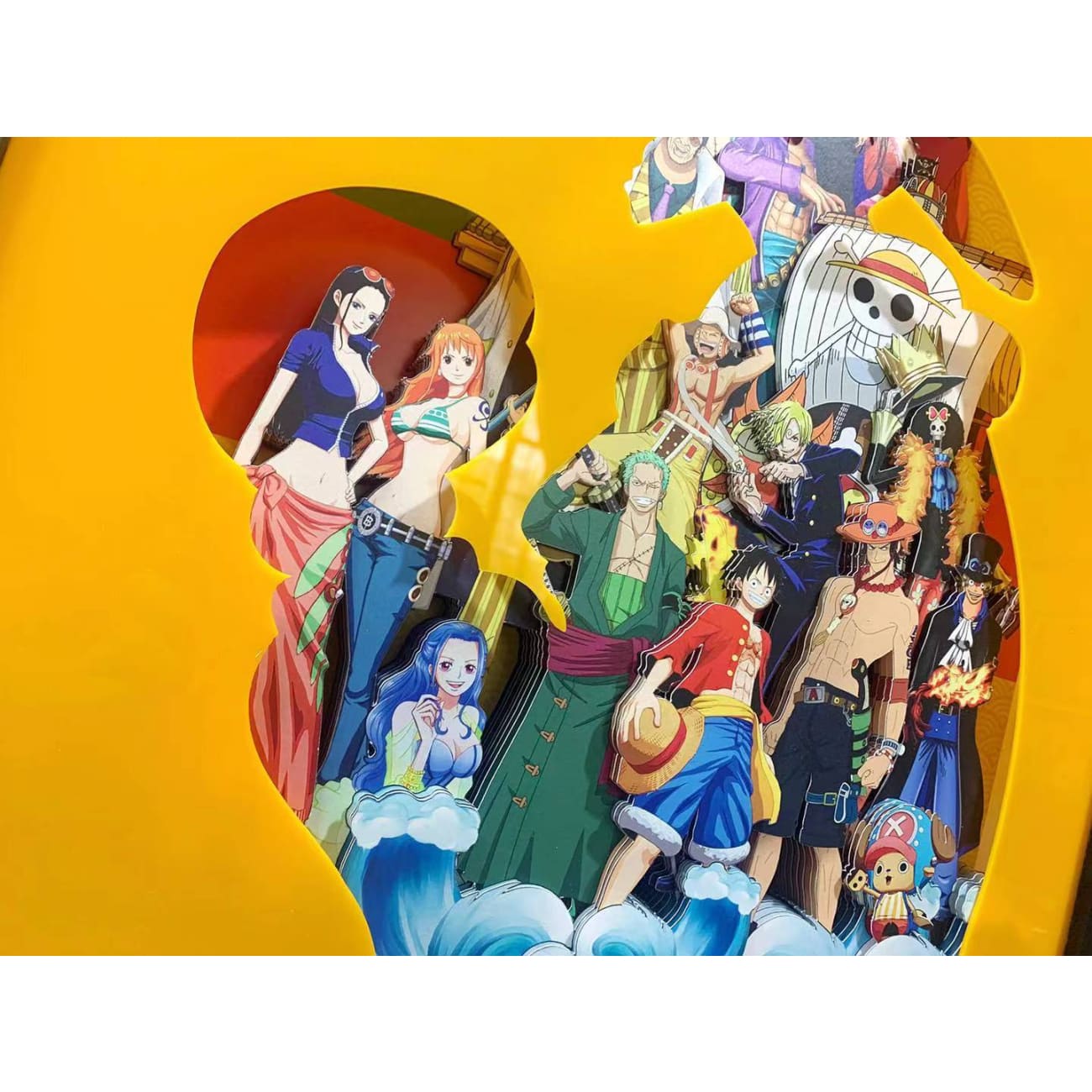  One Piece - Monkey D Luffy with Pirate Frame