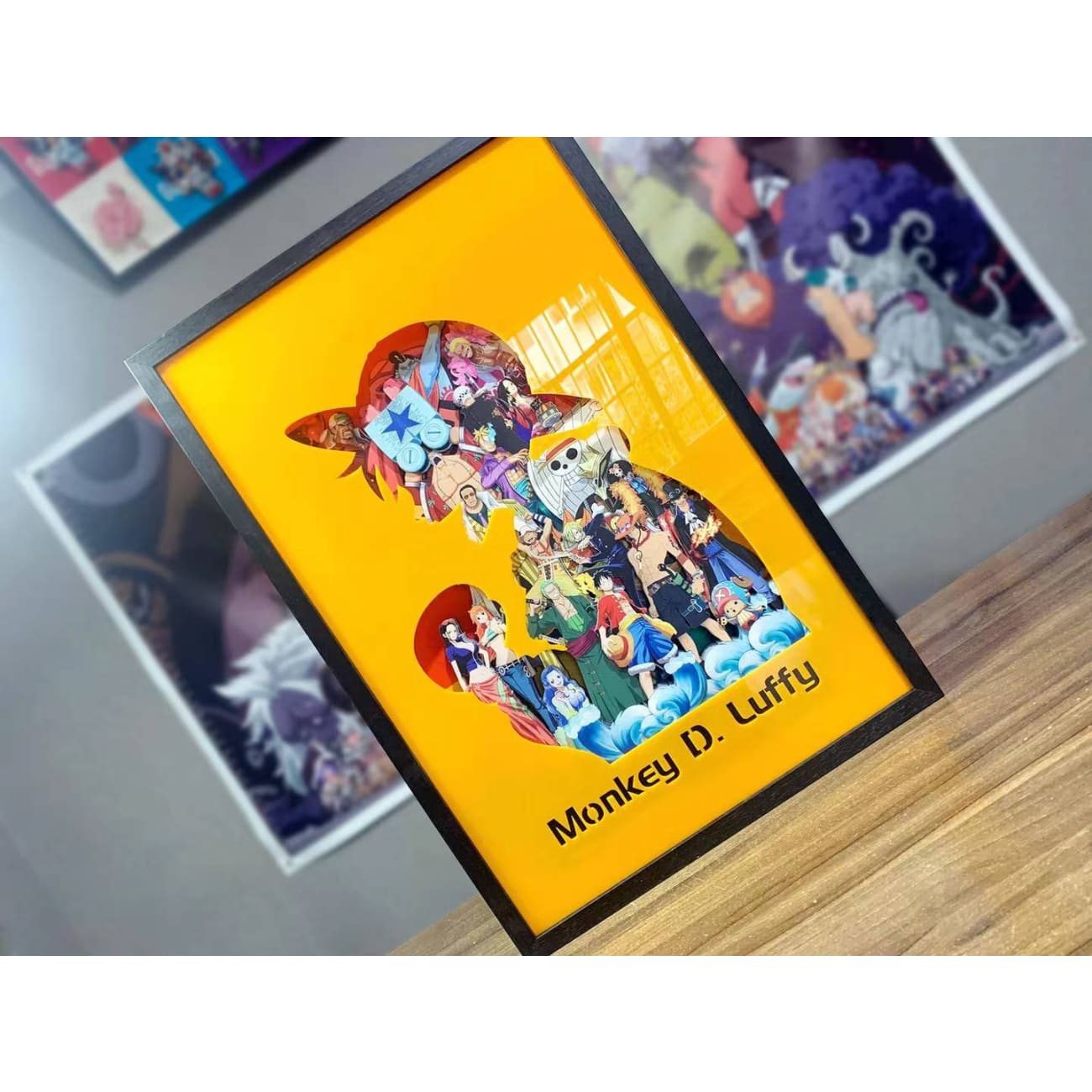  One Piece - Monkey D Luffy with Pirate Frame