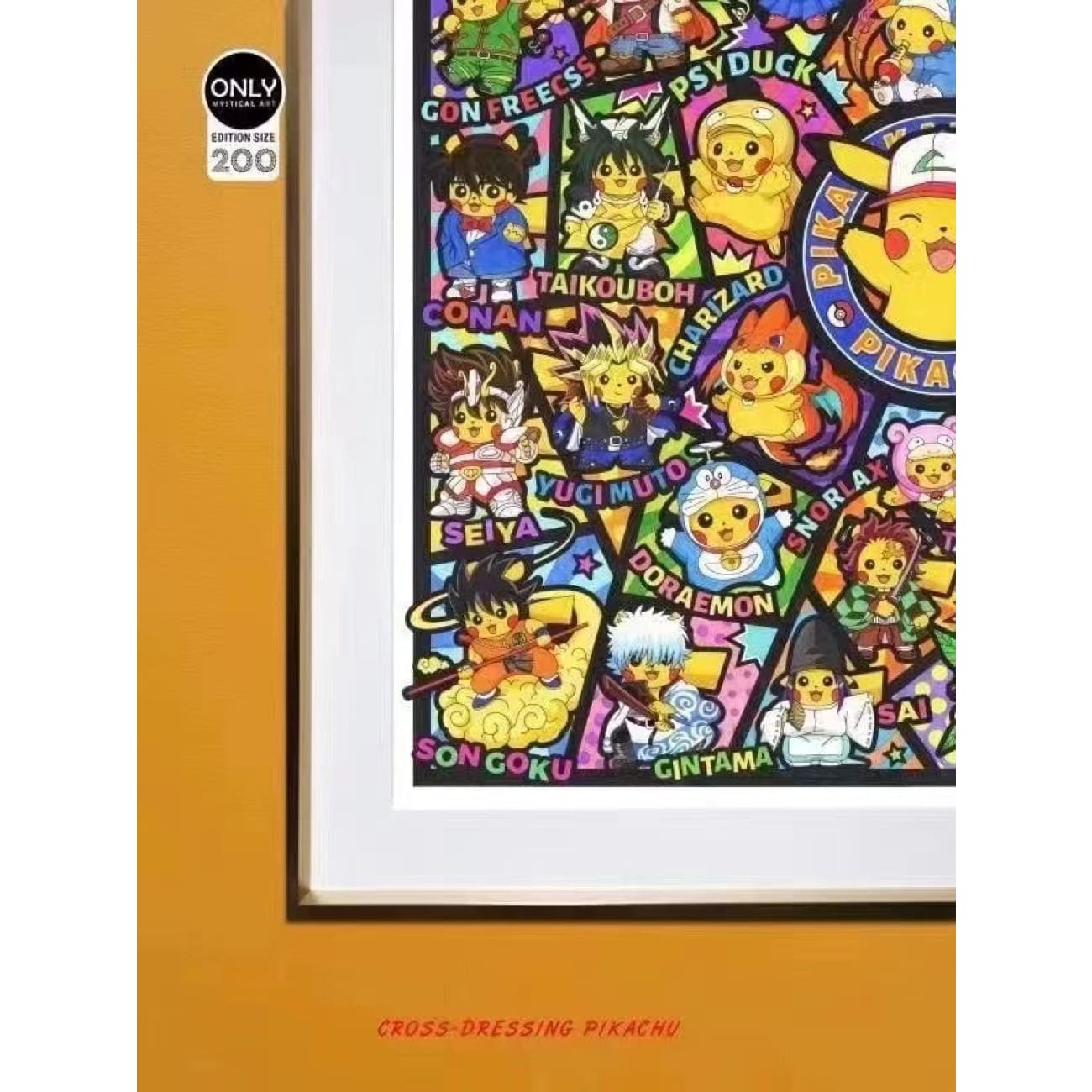 Only Mystical Art - Cross Dressing Pikachu Poster Frame