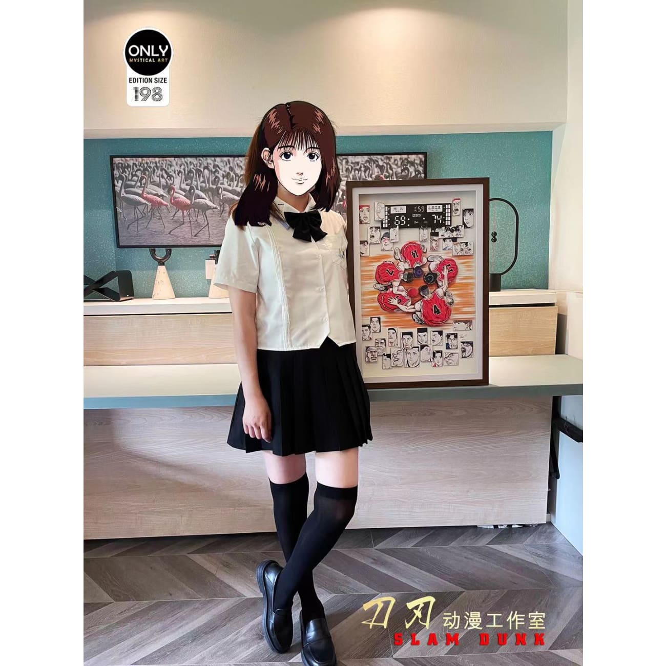  Only Mystical Art - Slam Dunk 3D layering Break-time Poster 