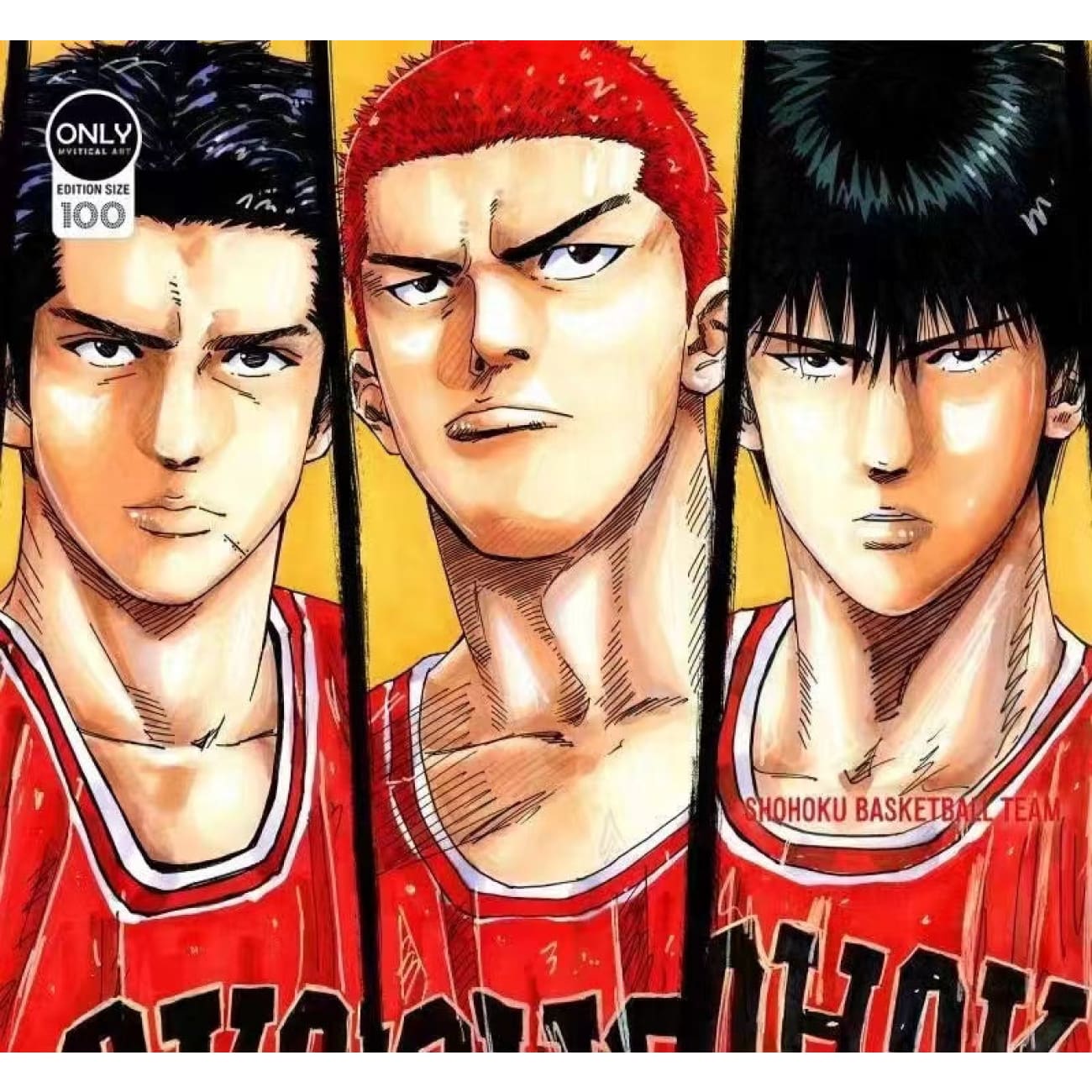 Only Mystical Art - Slam Dunk 9 Characters Potrait Poster