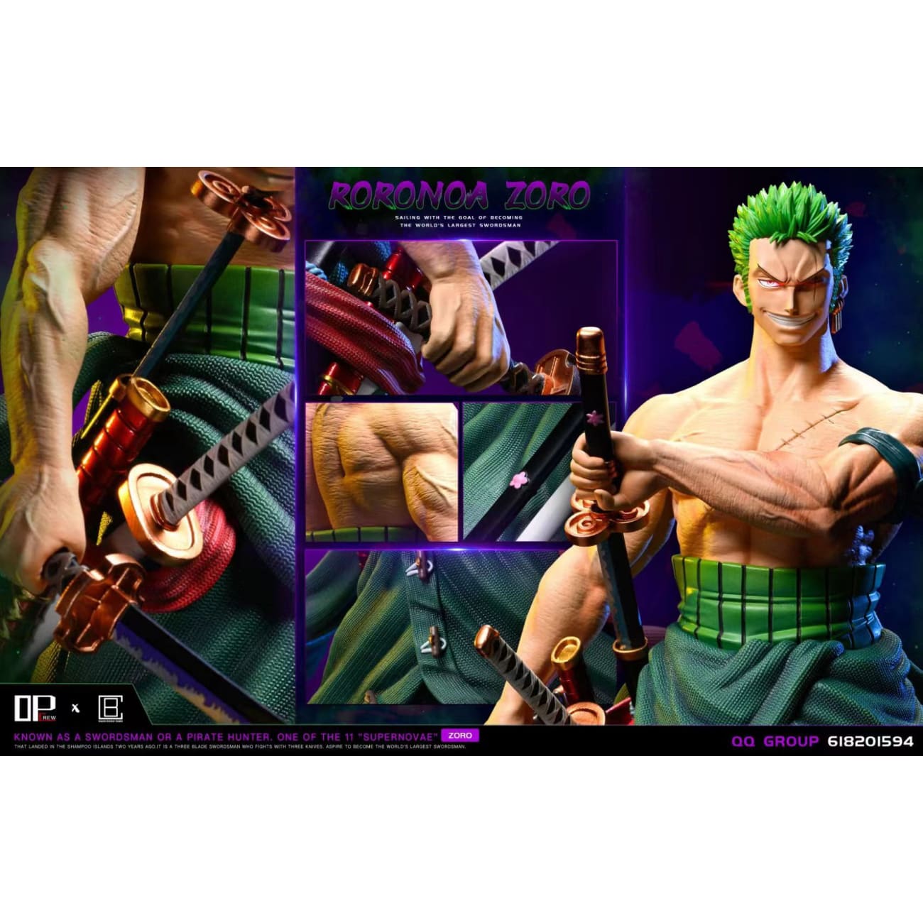 OP Crew X Cousin Brother Studio (CB) - Roronoa Zoro 
