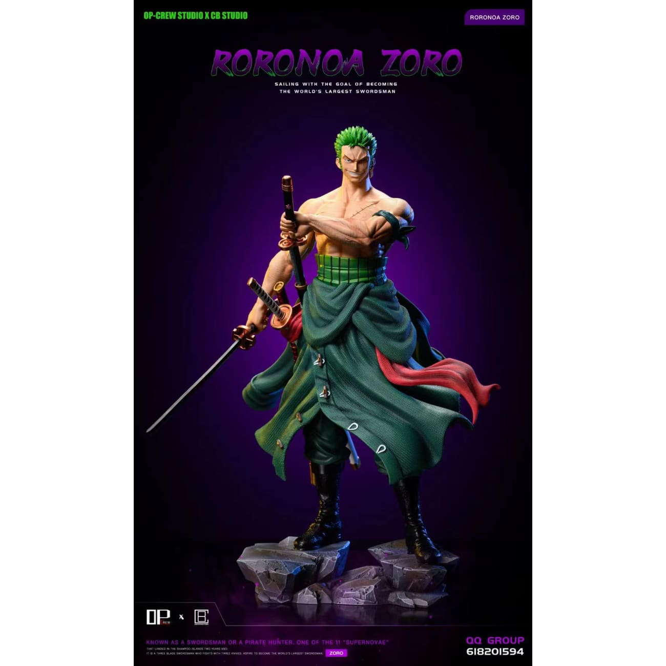 OP Crew X Cousin Brother Studio (CB) - Roronoa Zoro 