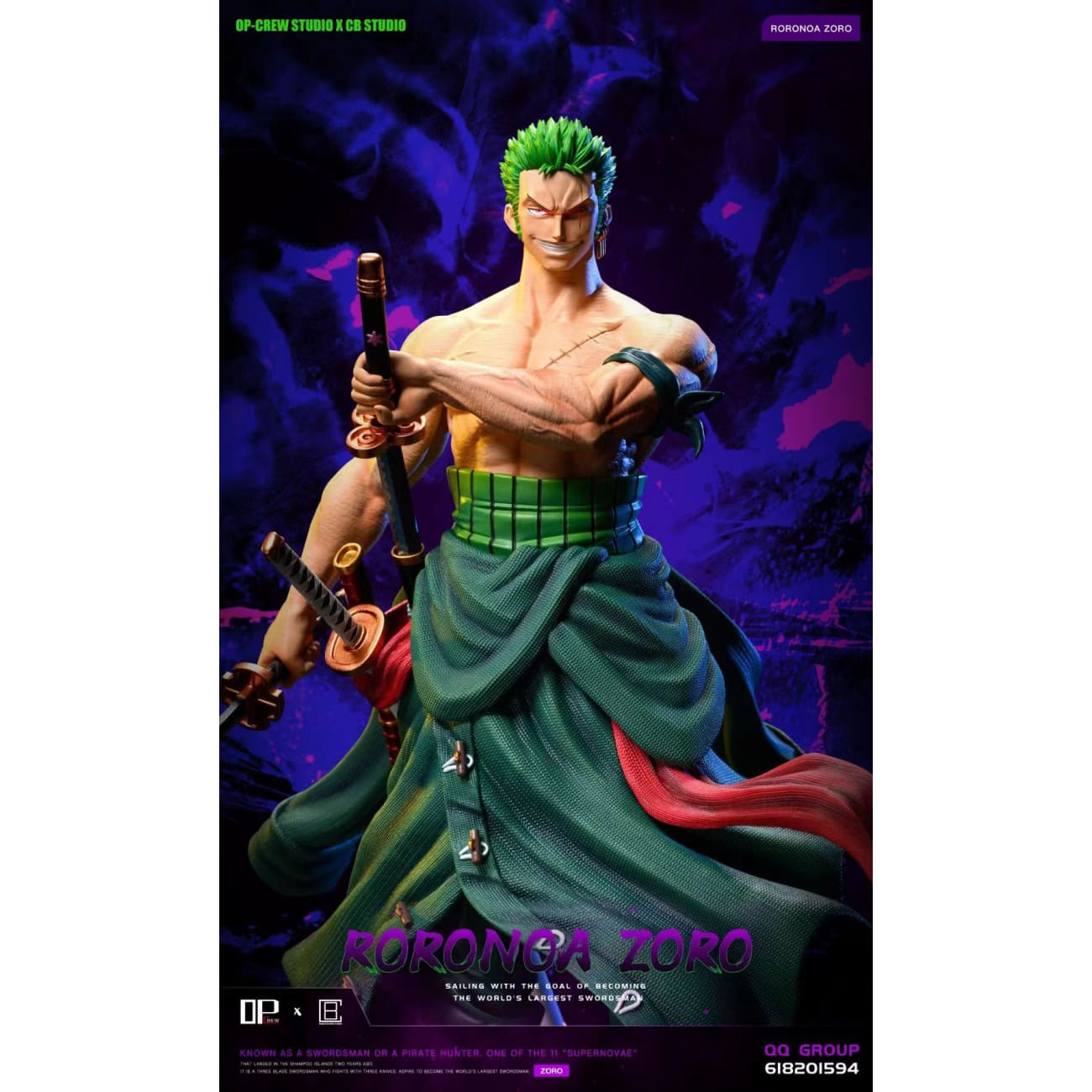 OP Crew X Cousin Brother Studio (CB) - Roronoa Zoro 