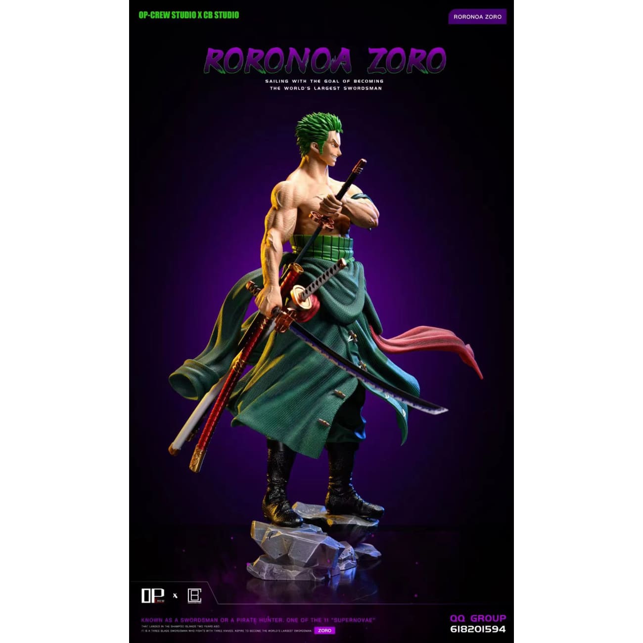 OP Crew X Cousin Brother Studio (CB) - Roronoa Zoro 
