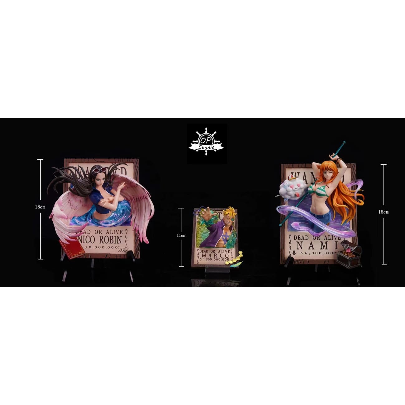 OP Studio - Nico Robin & Nami Bounty 3D Frame [3 Variants]