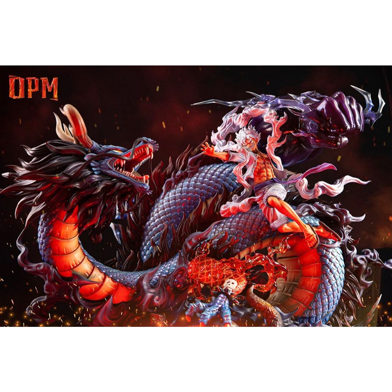 OPM Studio - Kaido Dragon Form VS Sun God Nika Luffy Gear 5
