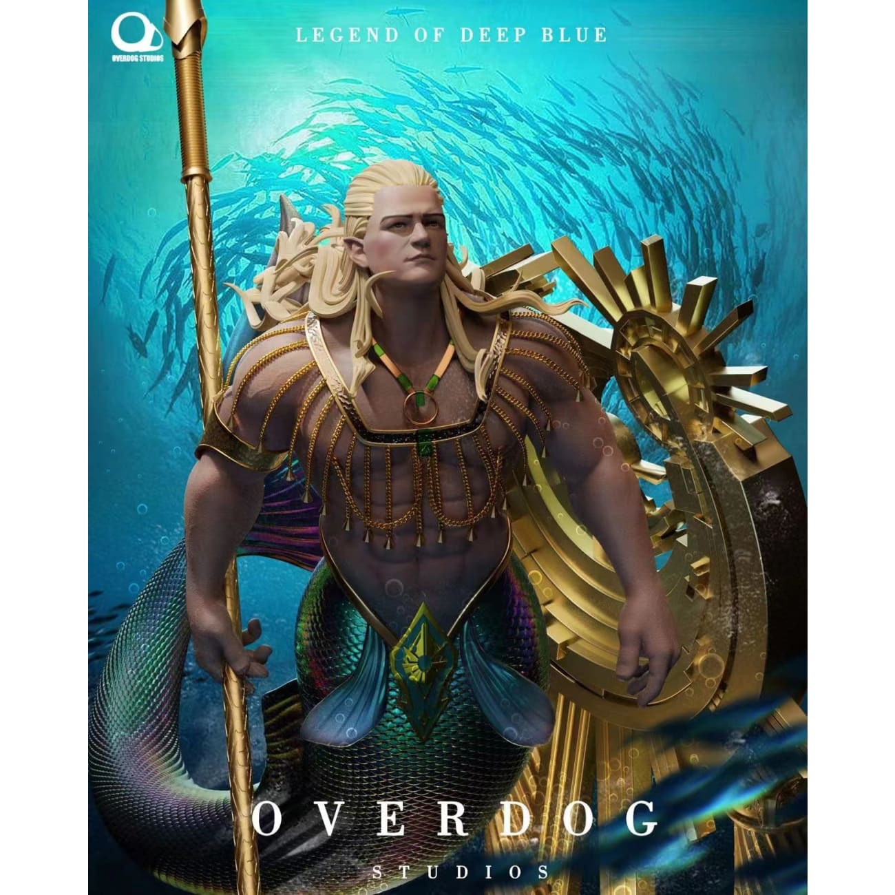 Overdog Studio - Legend of the Deep Blue Sea Mermaid