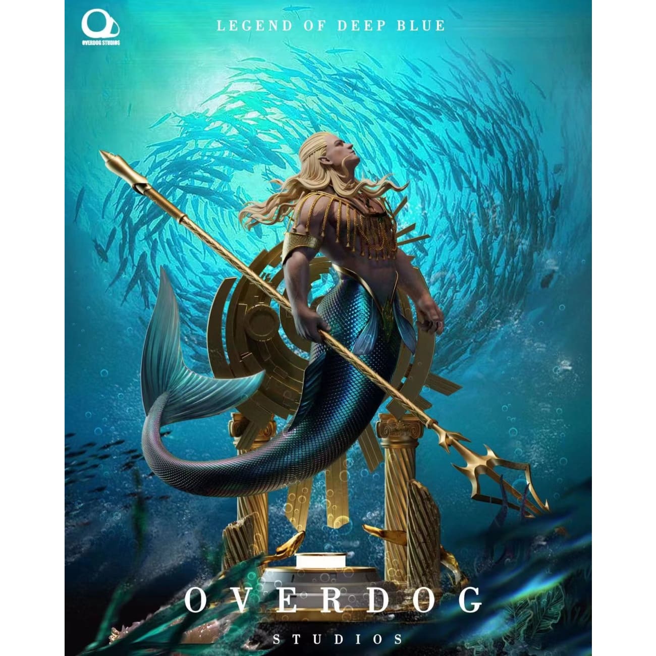Overdog Studio - Legend of the Deep Blue Sea Mermaid