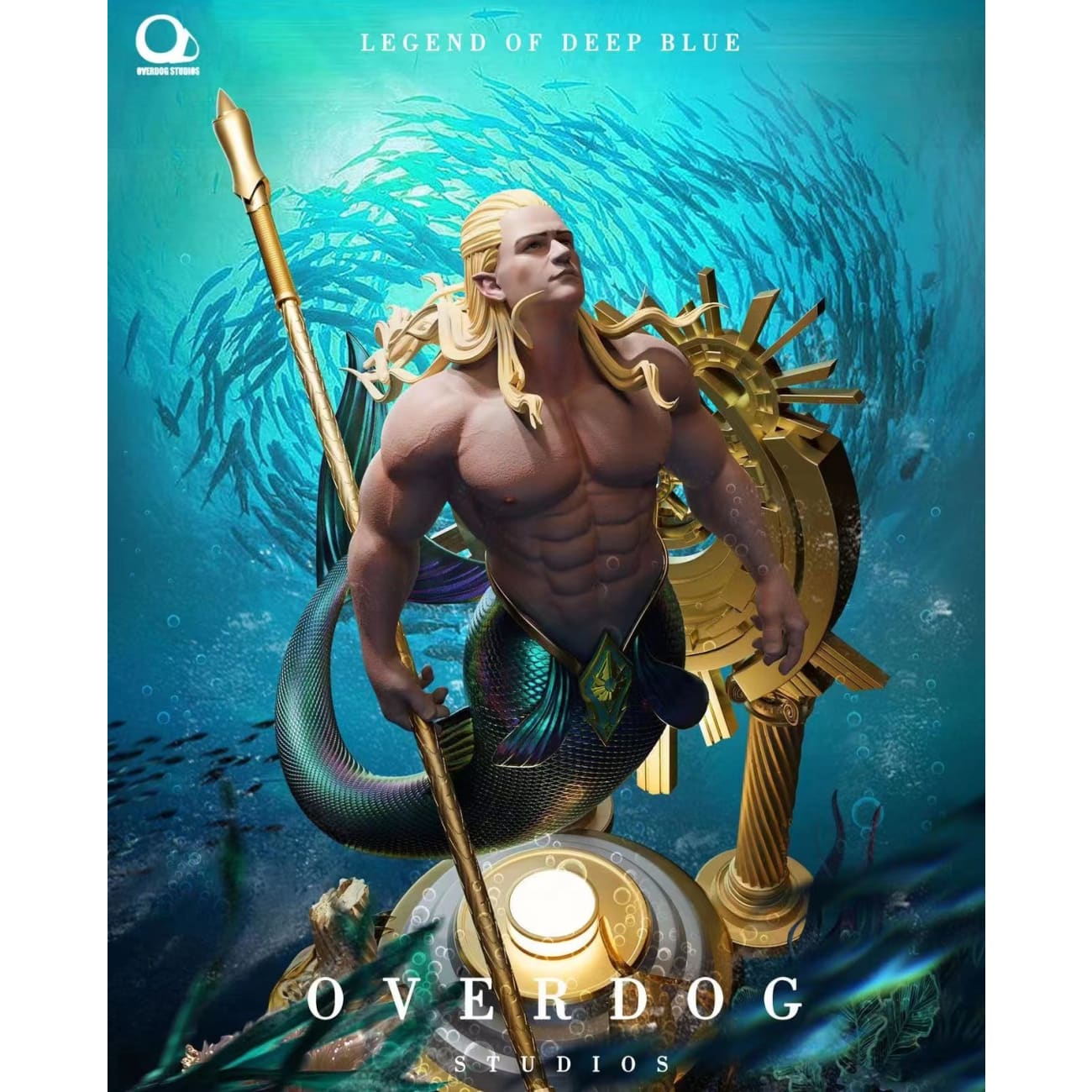 Overdog Studio - Legend of the Deep Blue Sea Mermaid