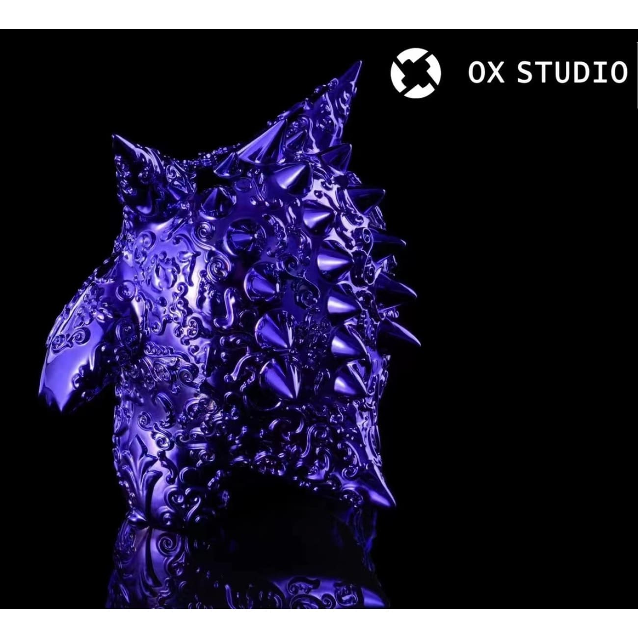 OX Studio - Electroplating ver. Relief Sculpture Gengar 