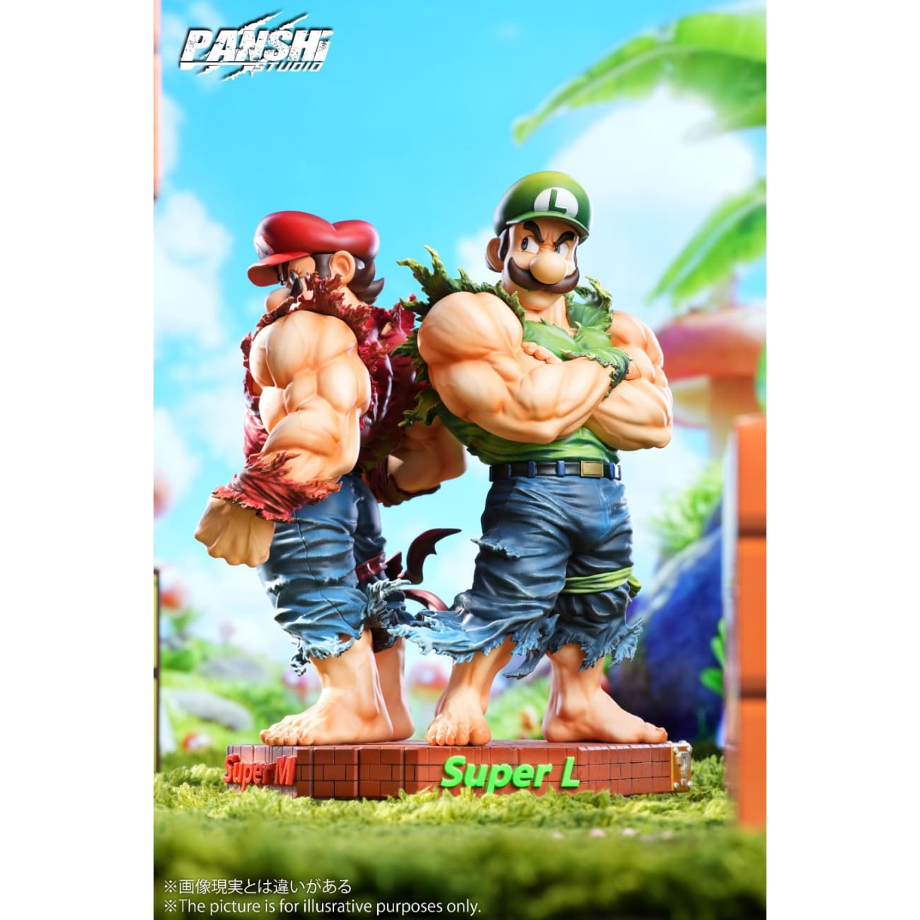 PAN SHI Studio - Bros Mario & Luigi Muscle Brothers [2 Variants]