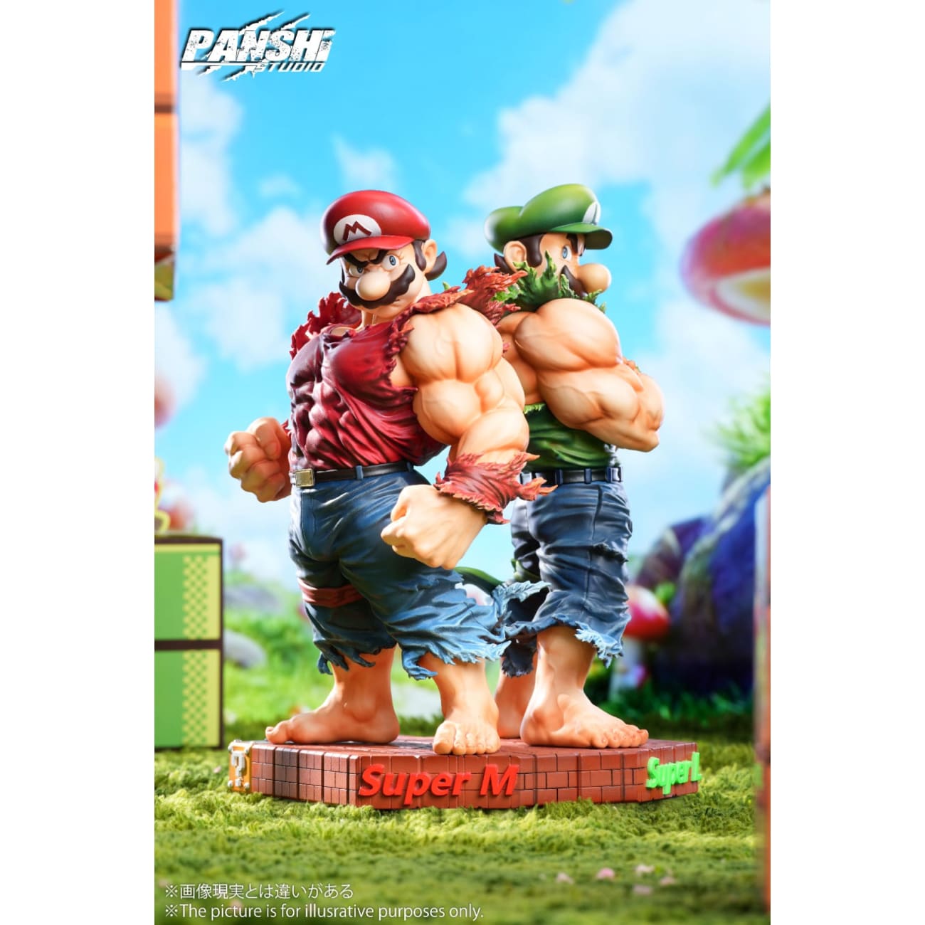 PAN SHI Studio - Bros Mario & Luigi Muscle Brothers [2 Variants]