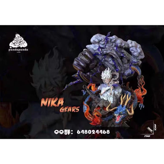 Pandapanda Studio - Sun God Nika Luffy Gear 5 and Kaido [Nornal Kaido / Flaming Kaido]