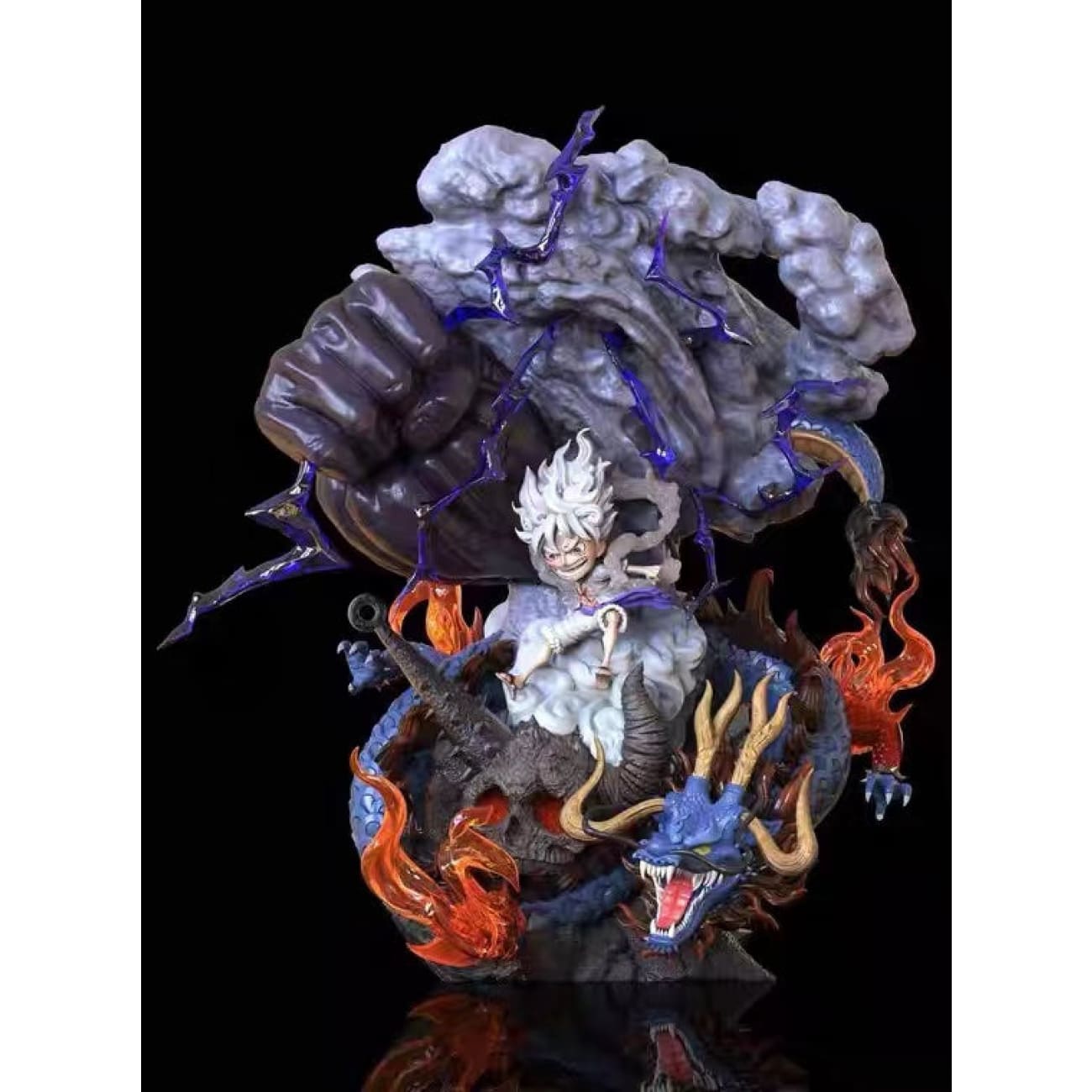 Pandapanda Studio - Sun God Nika Luffy Gear 5 and Kaido [Nornal Kaido / Flaming Kaido]