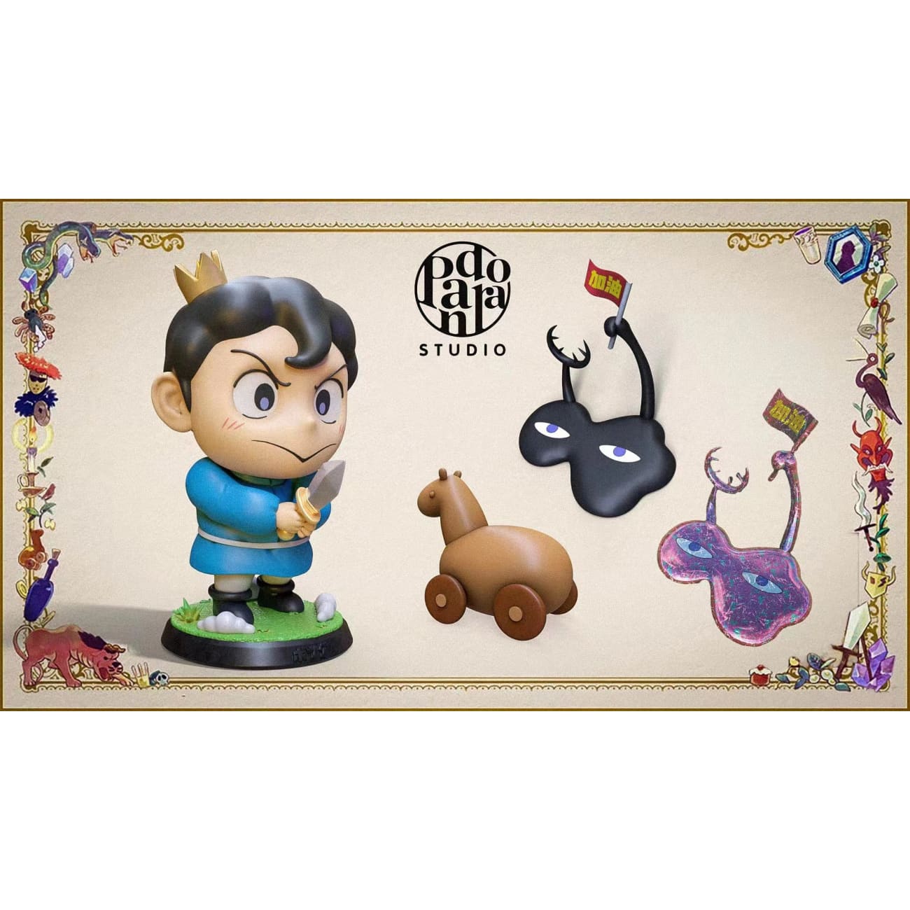 Pandora studio - Bojji [shadow selection - black / rainbow colour] 