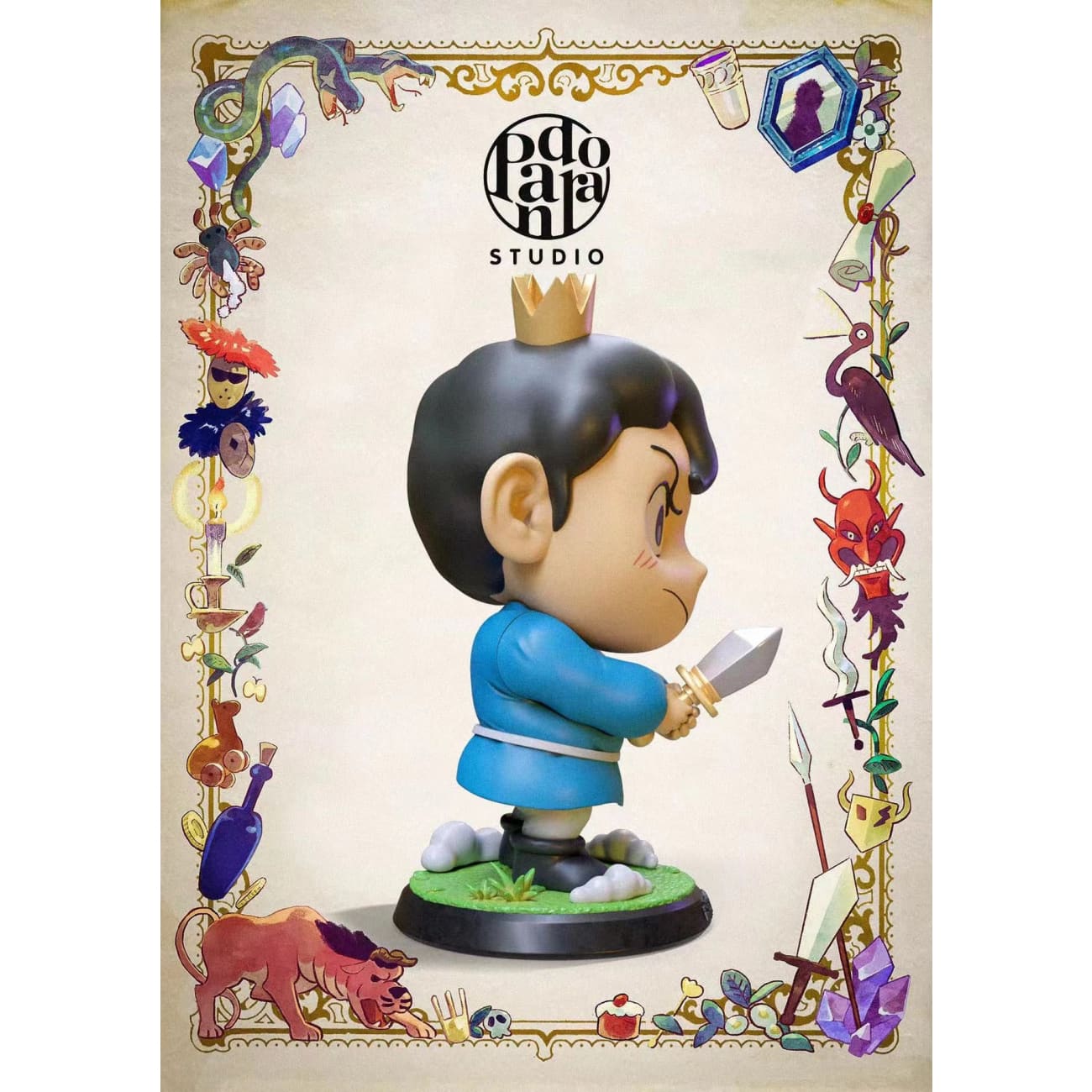 Pandora studio - Bojji [shadow selection - black / rainbow colour] 