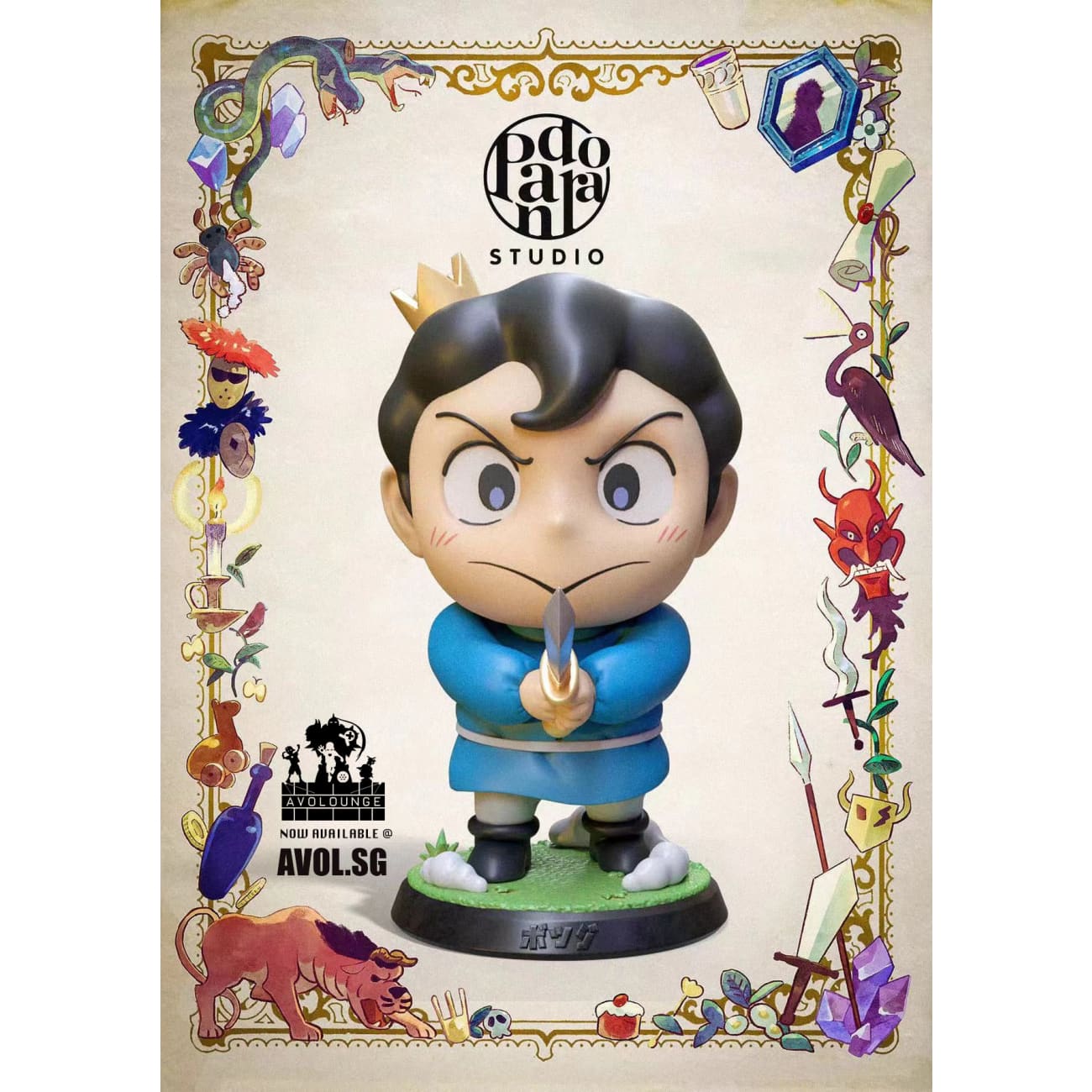 Pandora studio - Bojji [shadow selection - black / rainbow colour] 