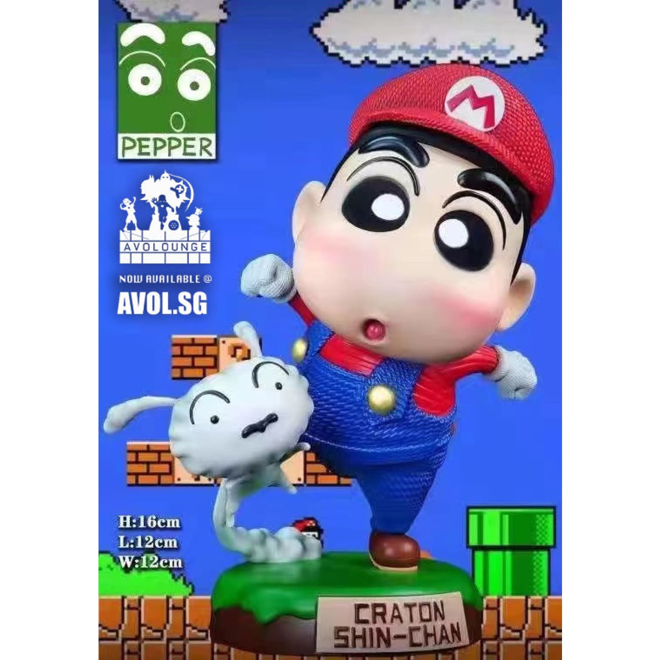 Pepper Studio - Shin Chan cosplay Super Mario