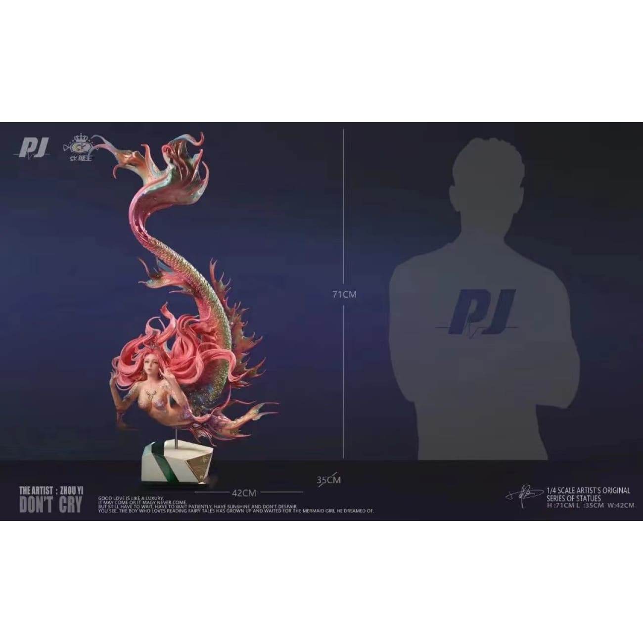 PiJi studio - “Don’t Cry” Mermaid [Standard/ Crystal]